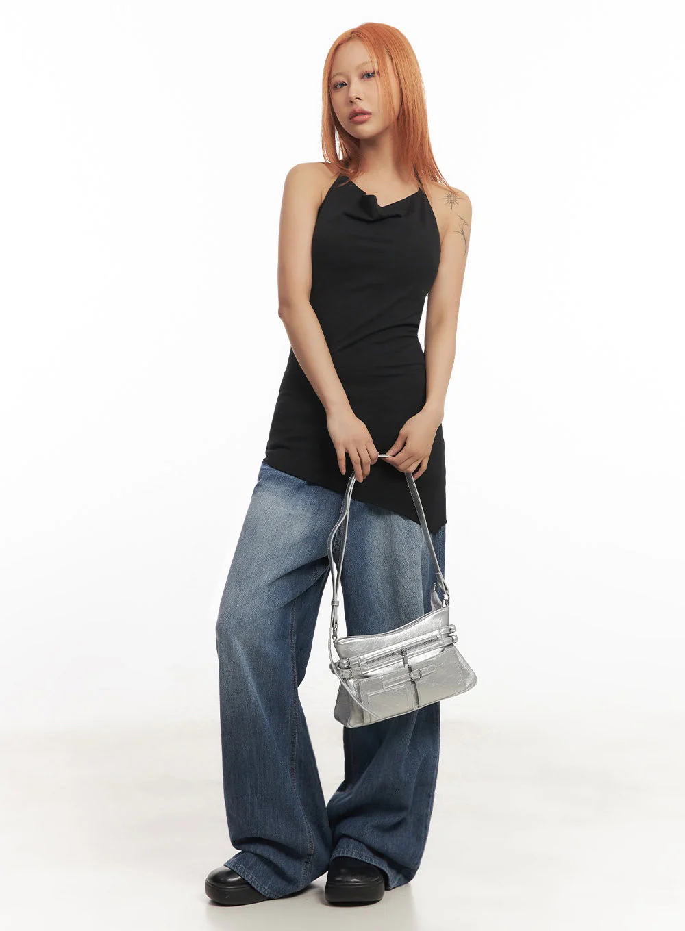 String Halter Long Cami Top IA517 - Image 3