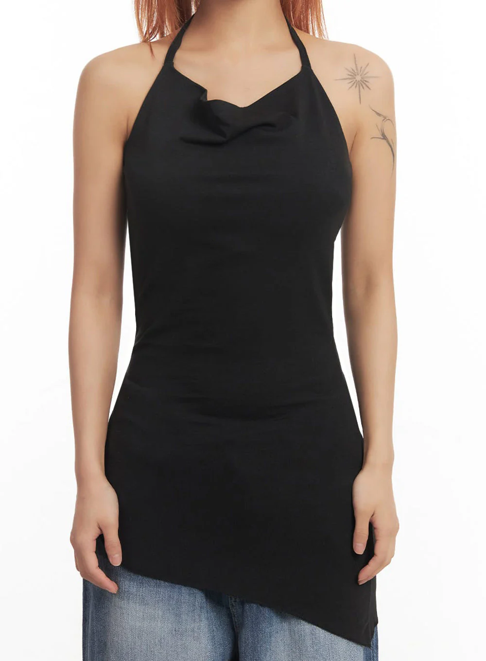 String Halter Long Cami Top IA517 - Image 4