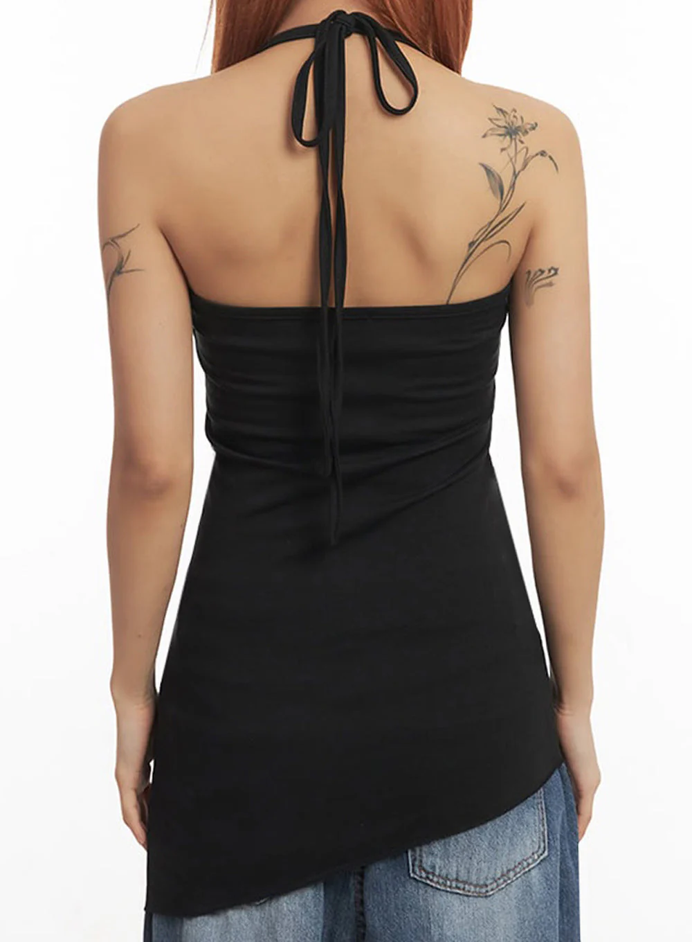 String Halter Long Cami Top IA517 - Image 5