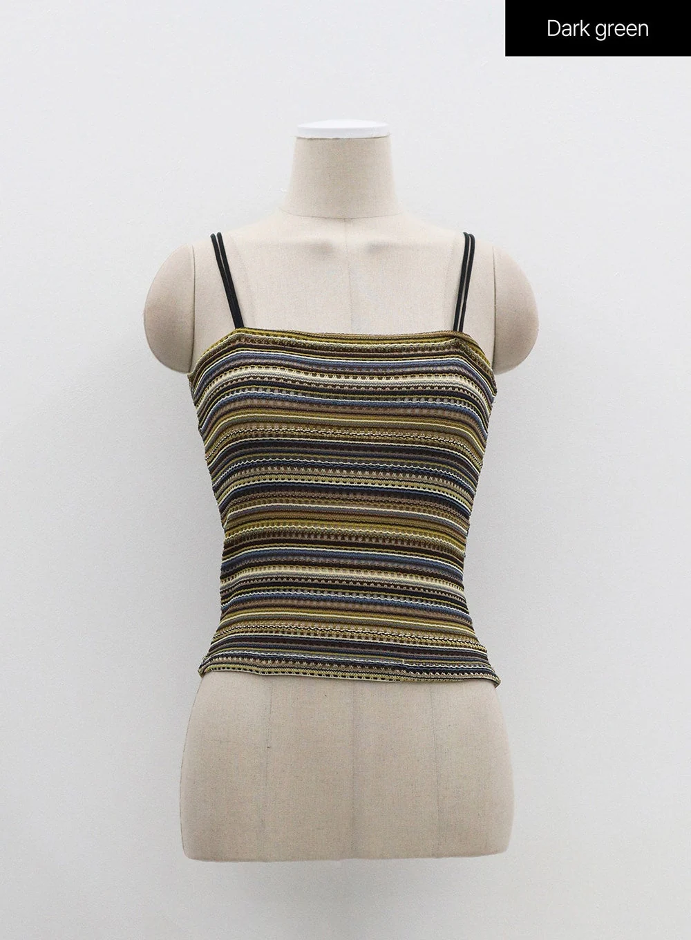 Stripe Thin Strap Top BF323 - Image 11