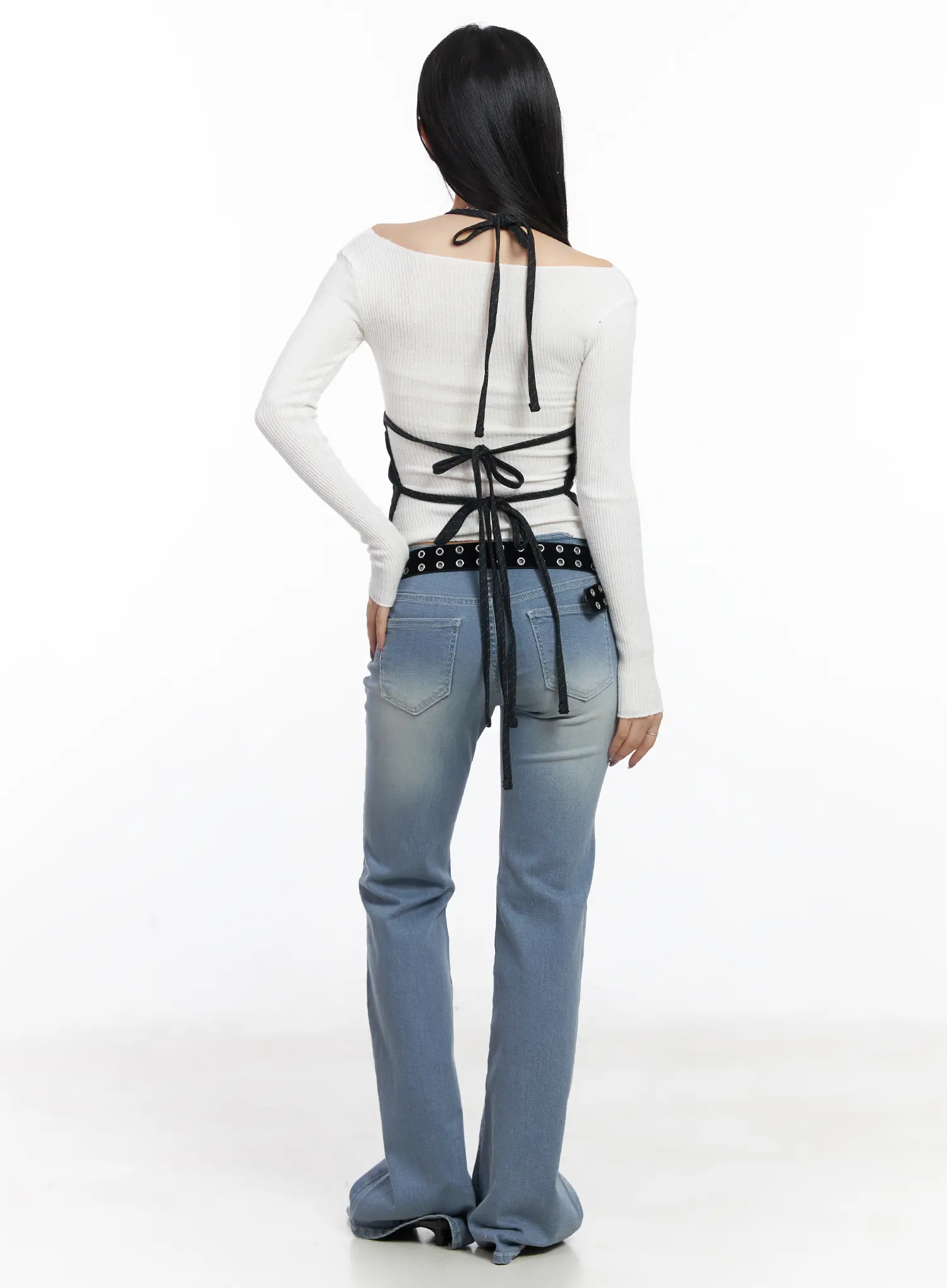 Striped Halter Bustier CF503 - Image 5