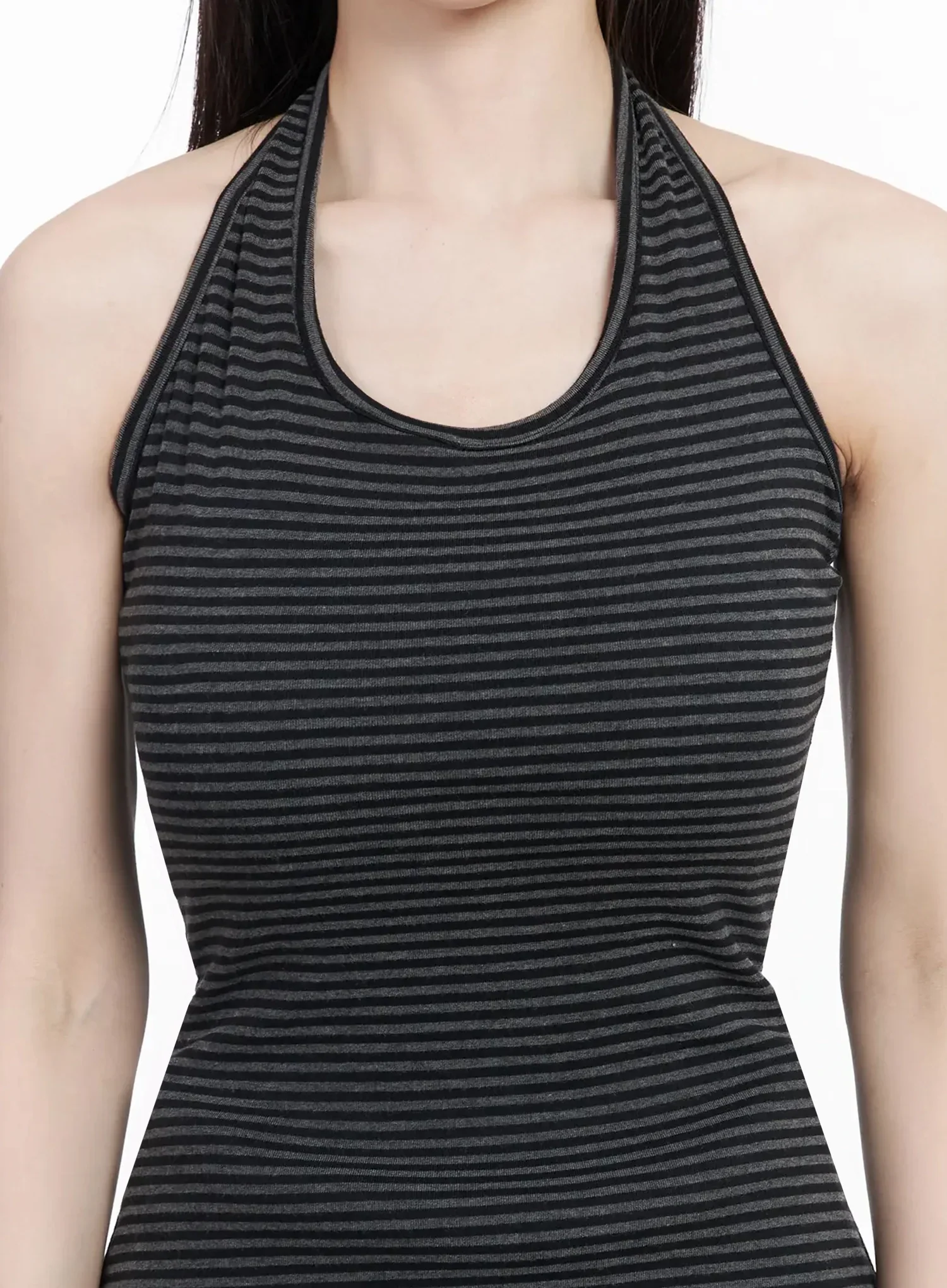 Striped Halter Neck Tank Top IY511 - Image 4
