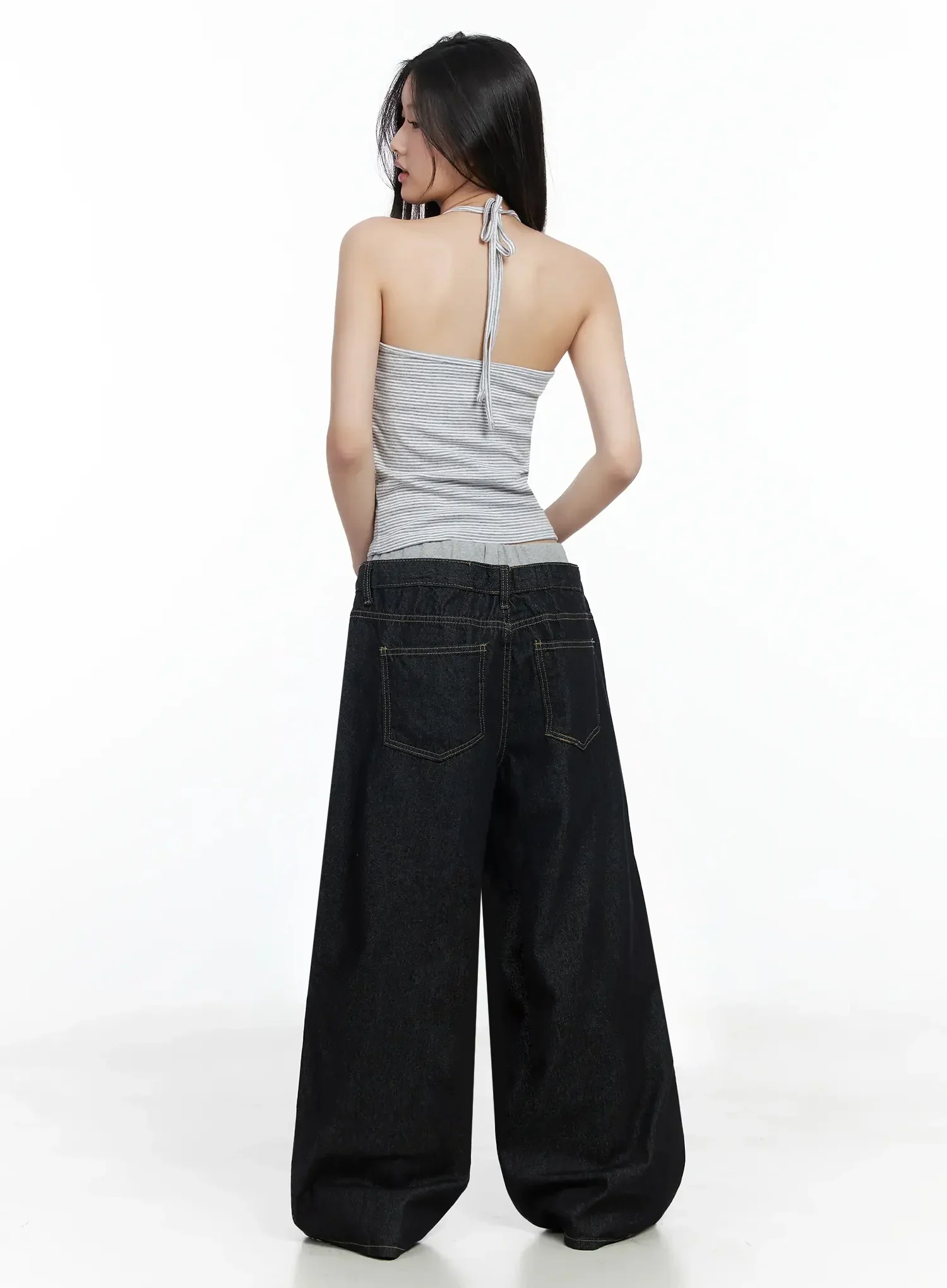 Striped Halter Tank Top IM506 - Image 10