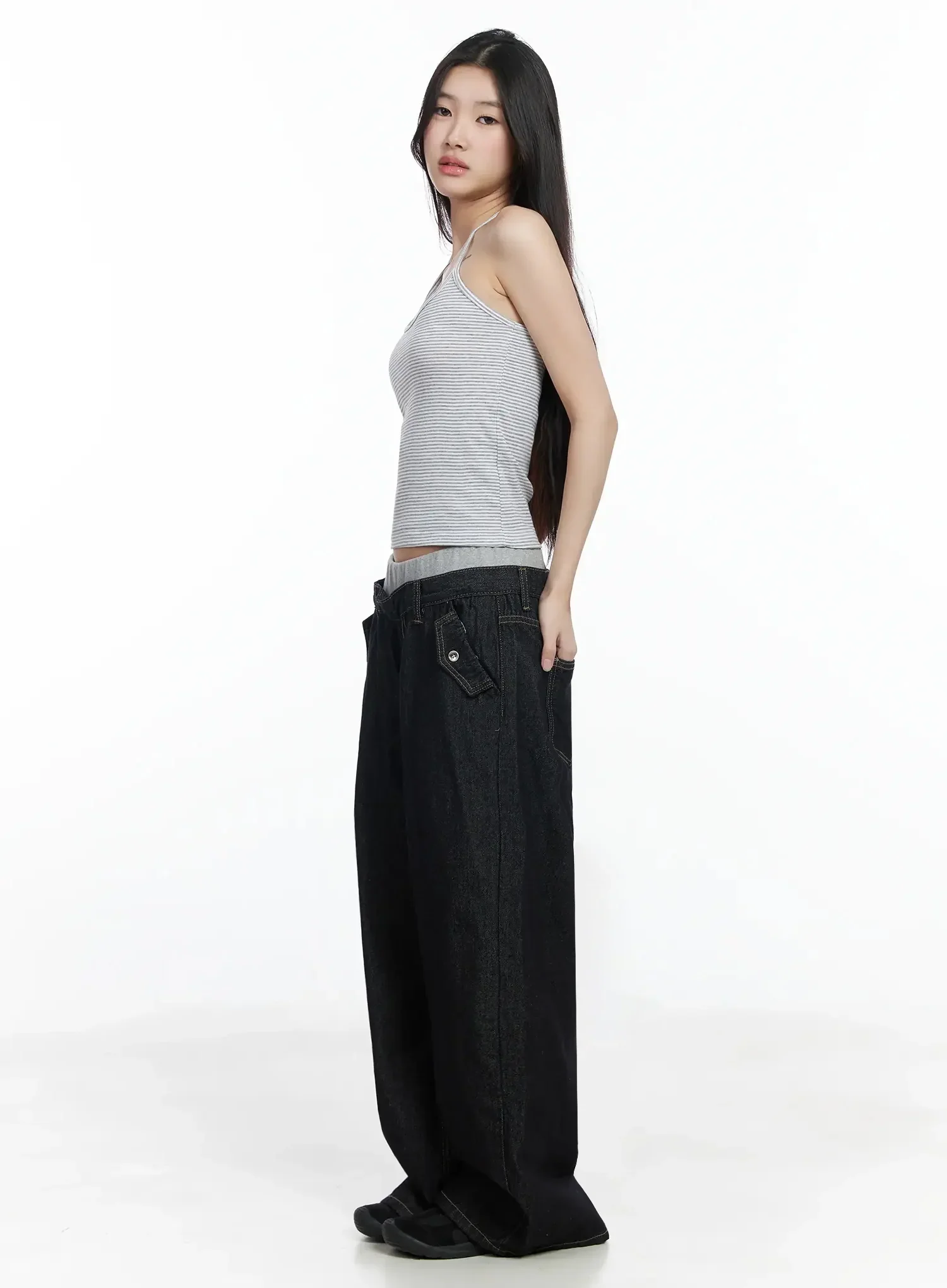 Striped Halter Tank Top IM506 - Image 9