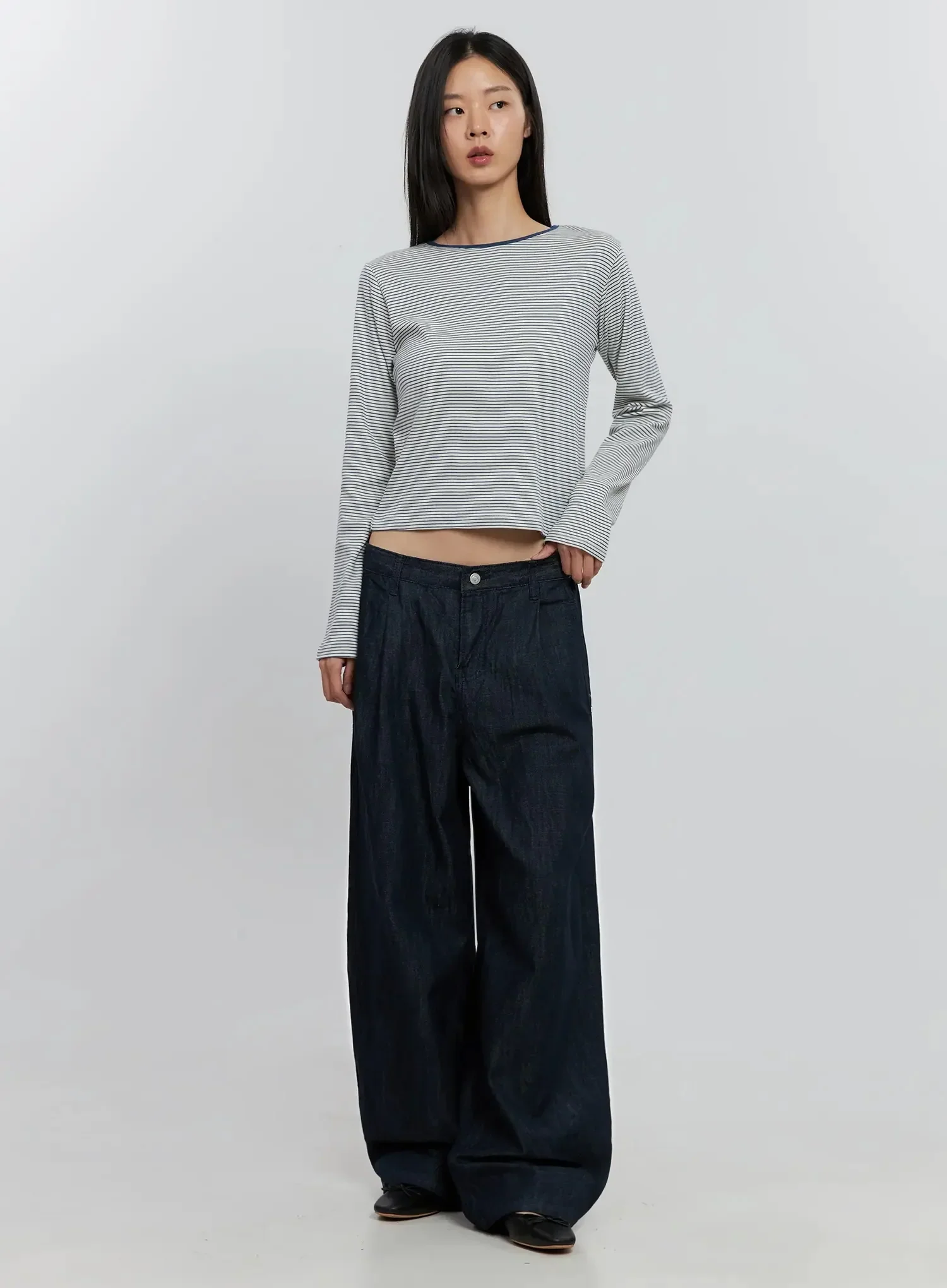 Striped Long Sleeve Tee IS516 - Image 10