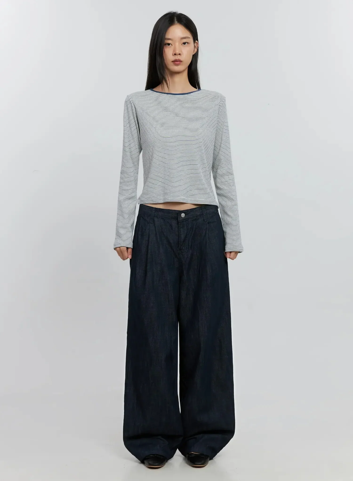 Striped Long Sleeve Tee IS516 - Image 6
