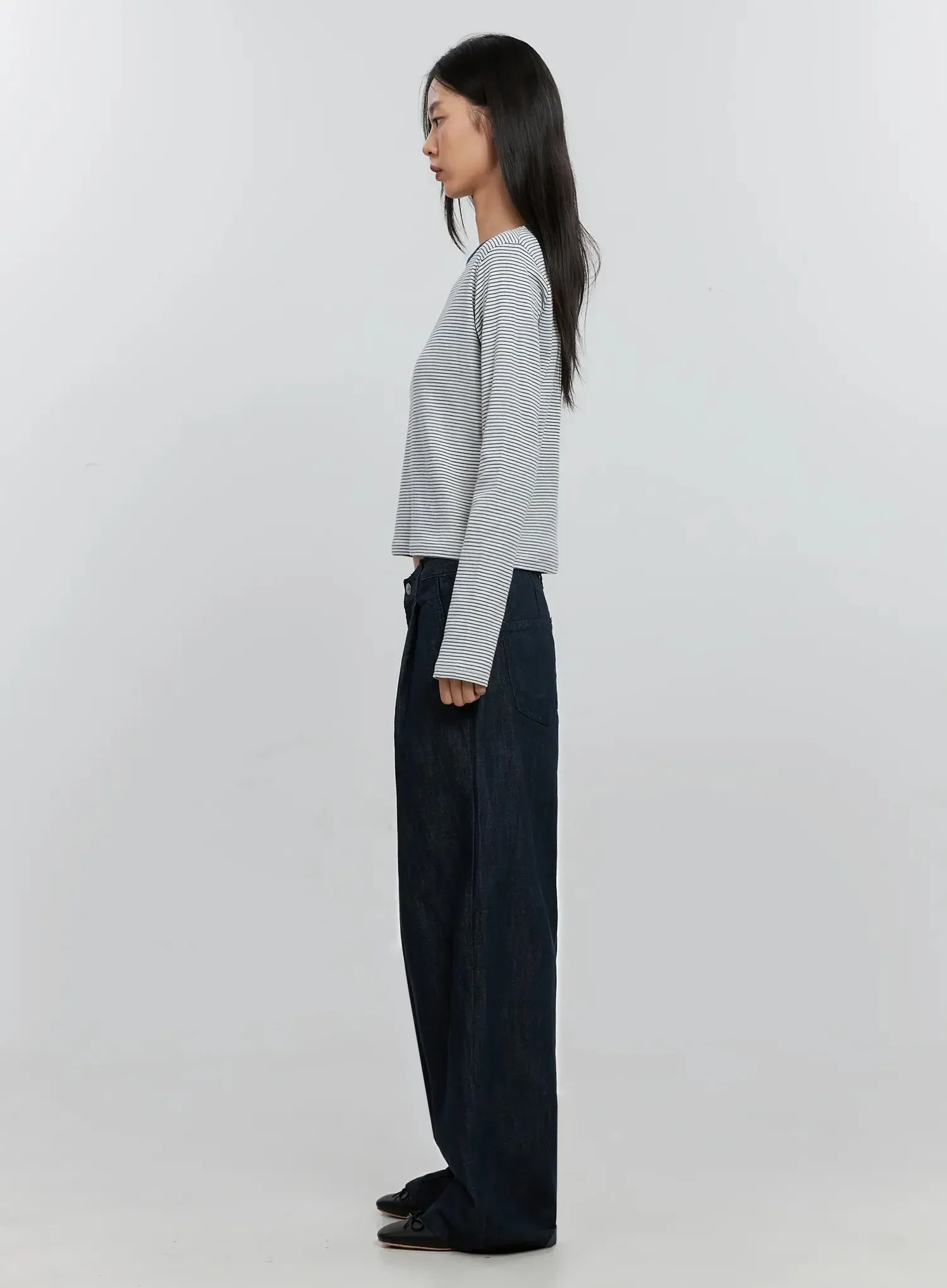 Striped Long Sleeve Tee IS516 - Image 8
