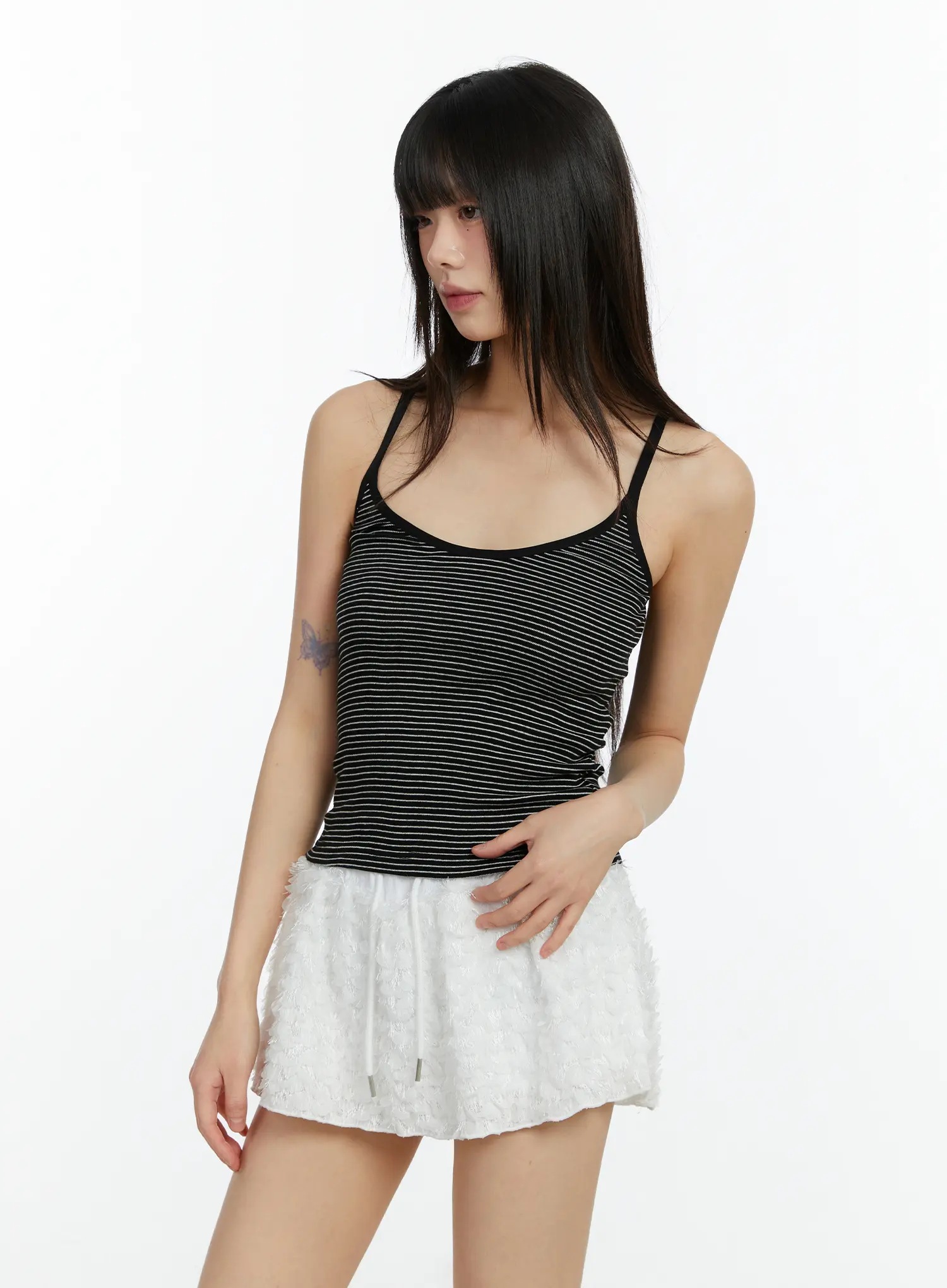 Striped Round Neck Tank Top CF510 - Image 10