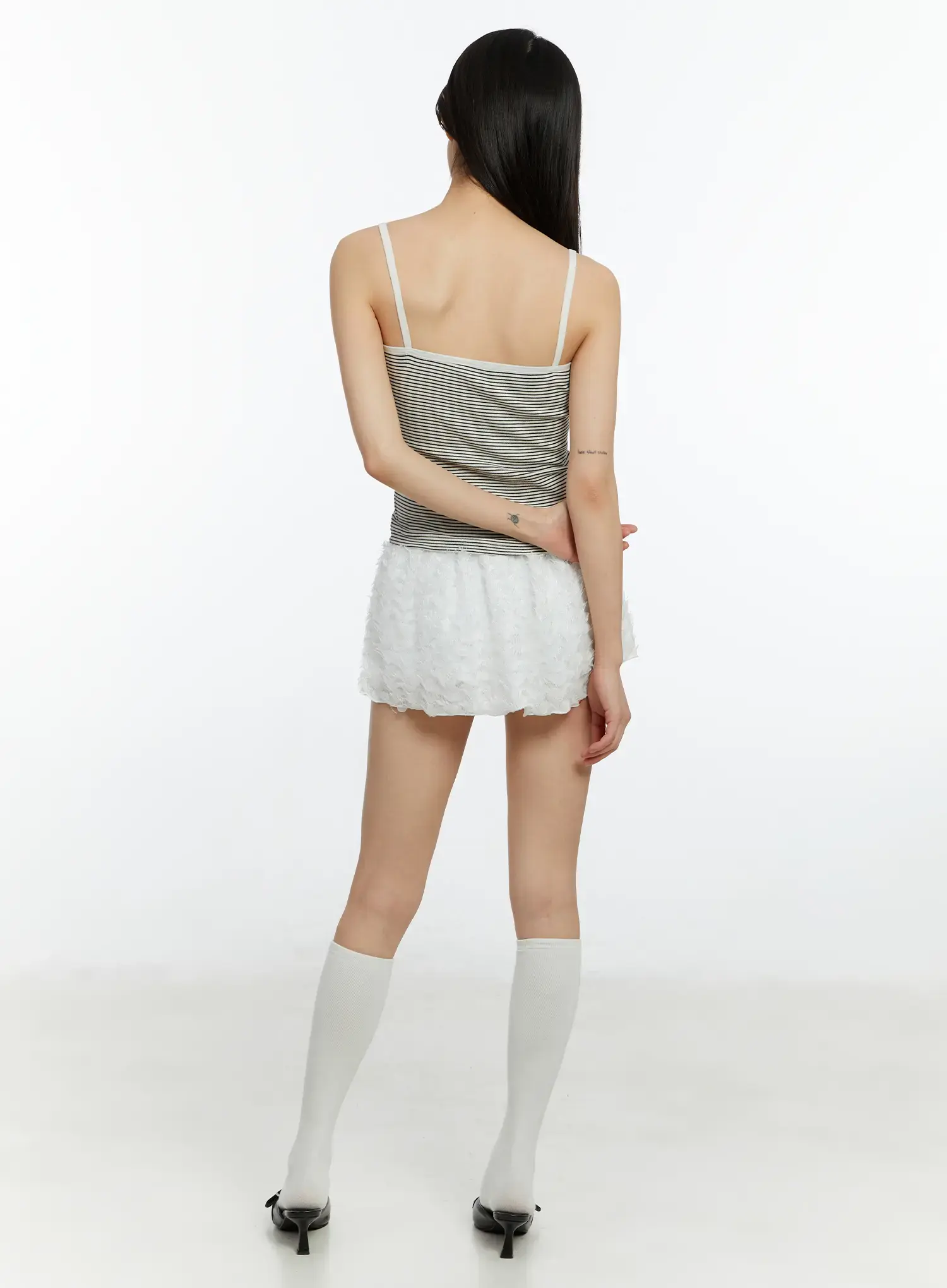 Striped Round Neck Tank Top CF510 - Image 5