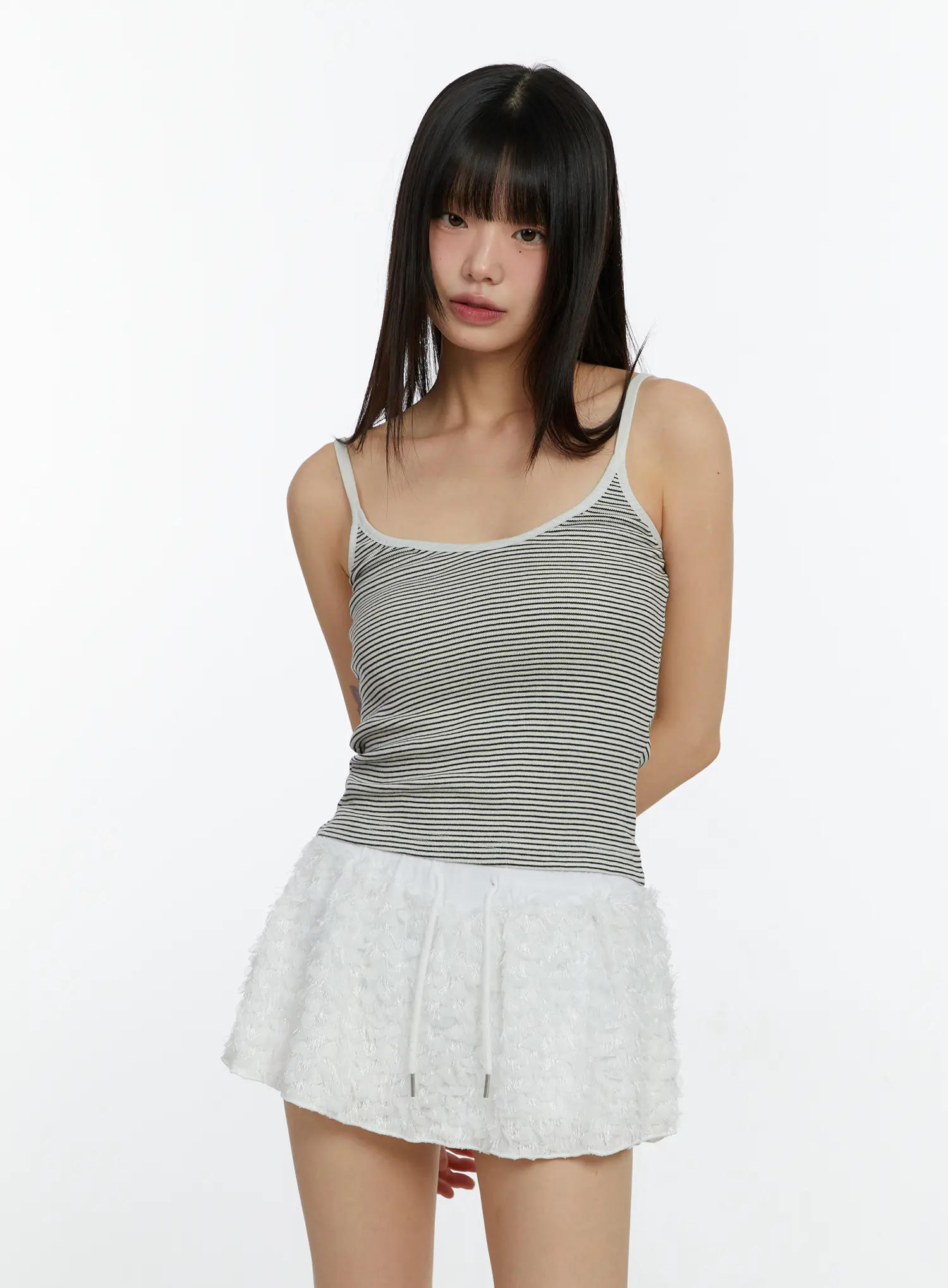 Striped Round Neck Tank Top CF510 - Image 8