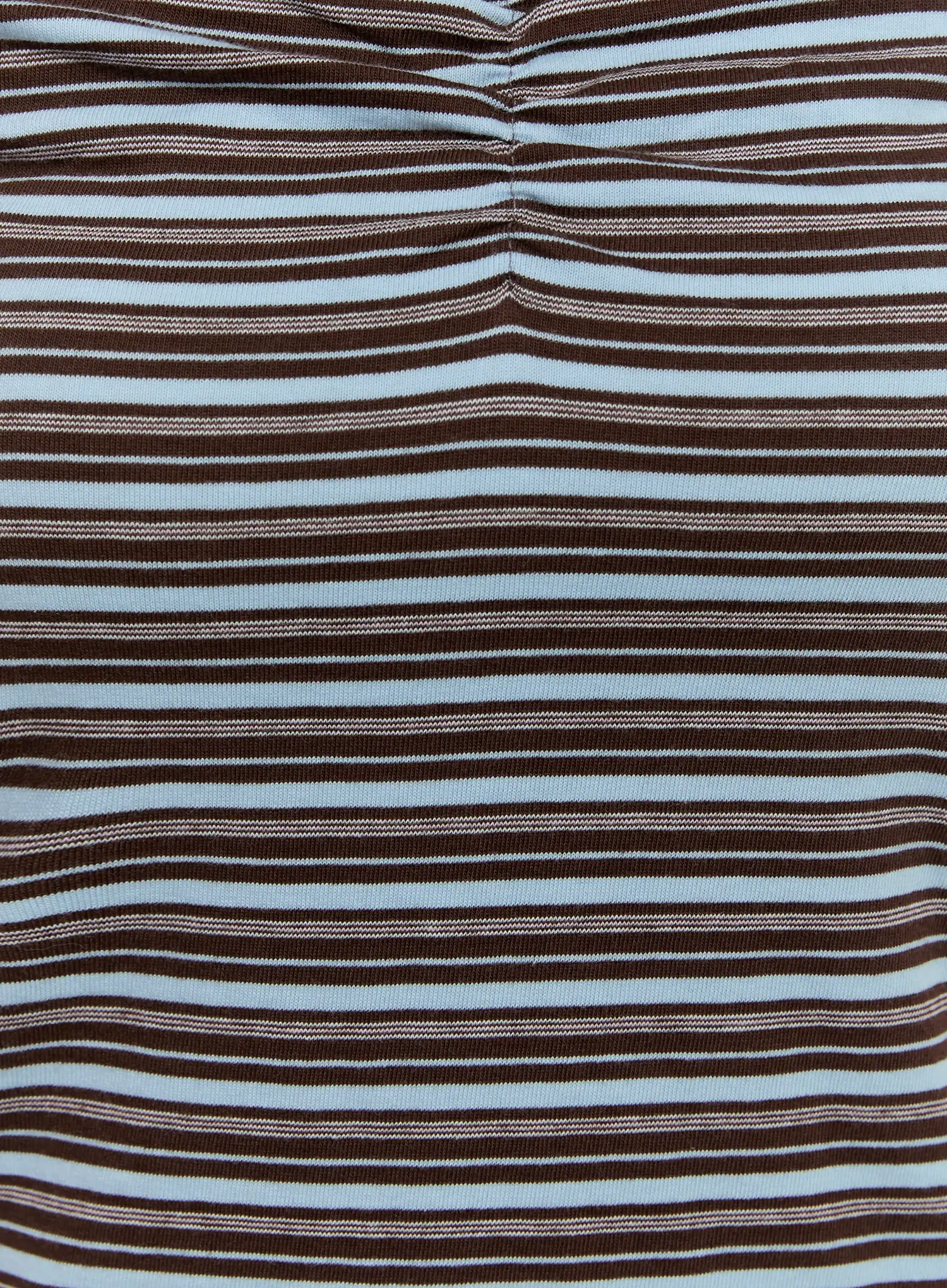 Striped V-Neck Shirred Tee CG501 - Image 8
