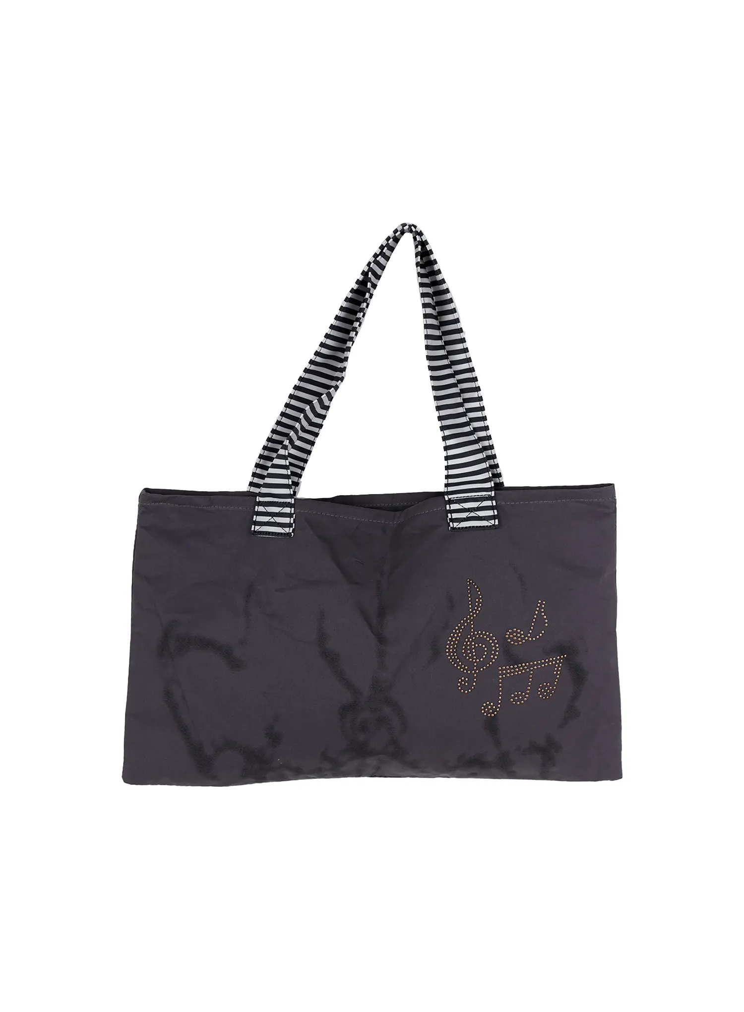 Studded Canvas Shoulder Bag CA529 - Image 5