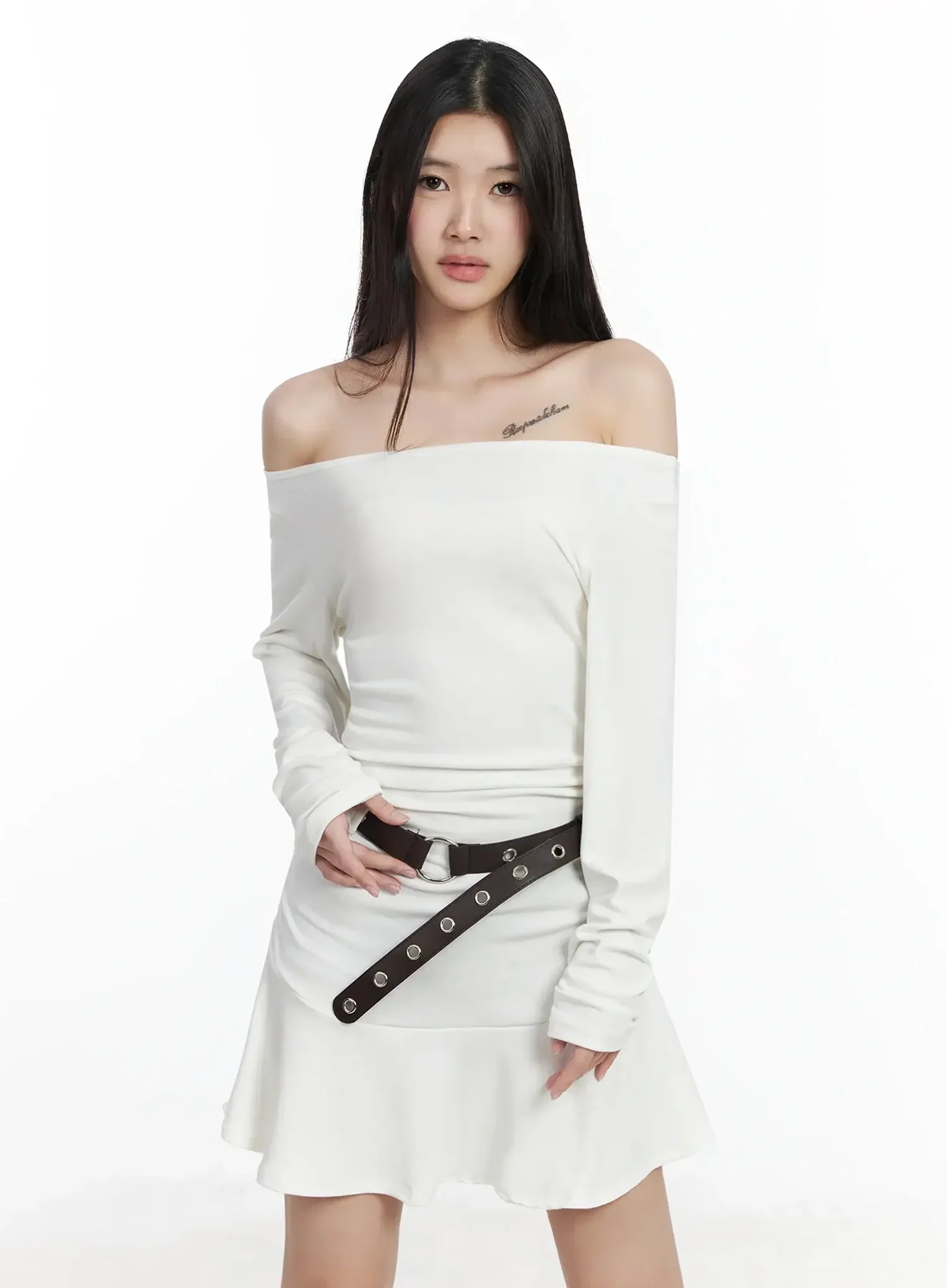 Studded Grommet Ring Belt IM506 - Image 2