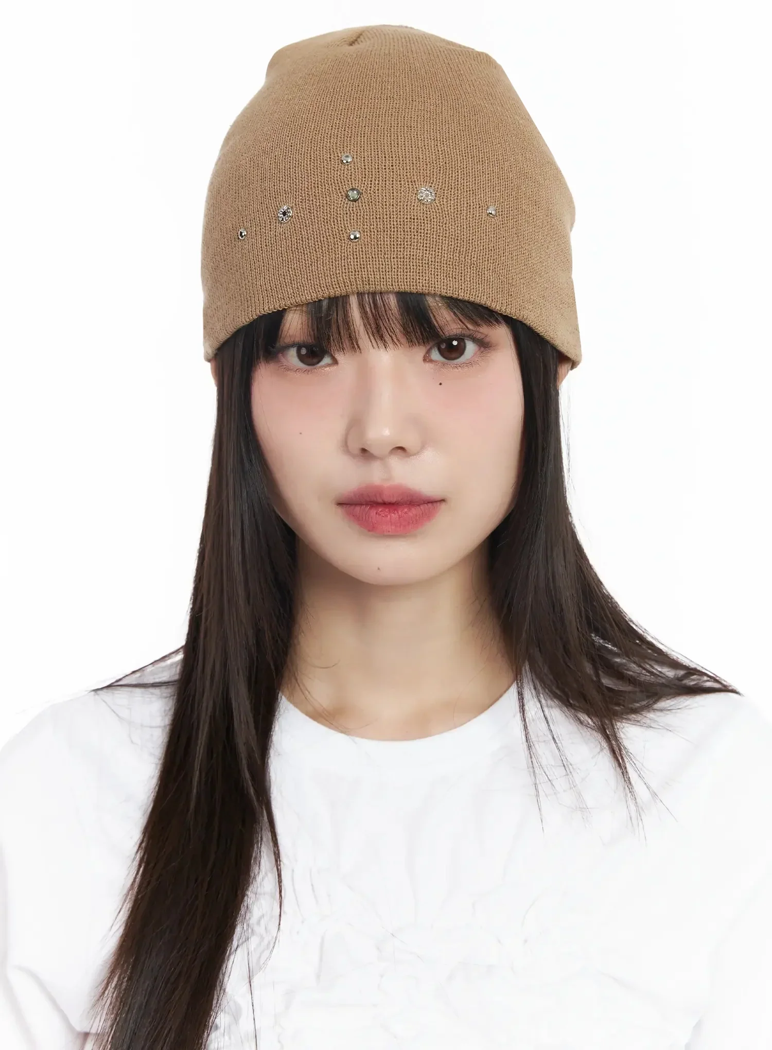 Studded Knit Beanie IM530 - Image 5