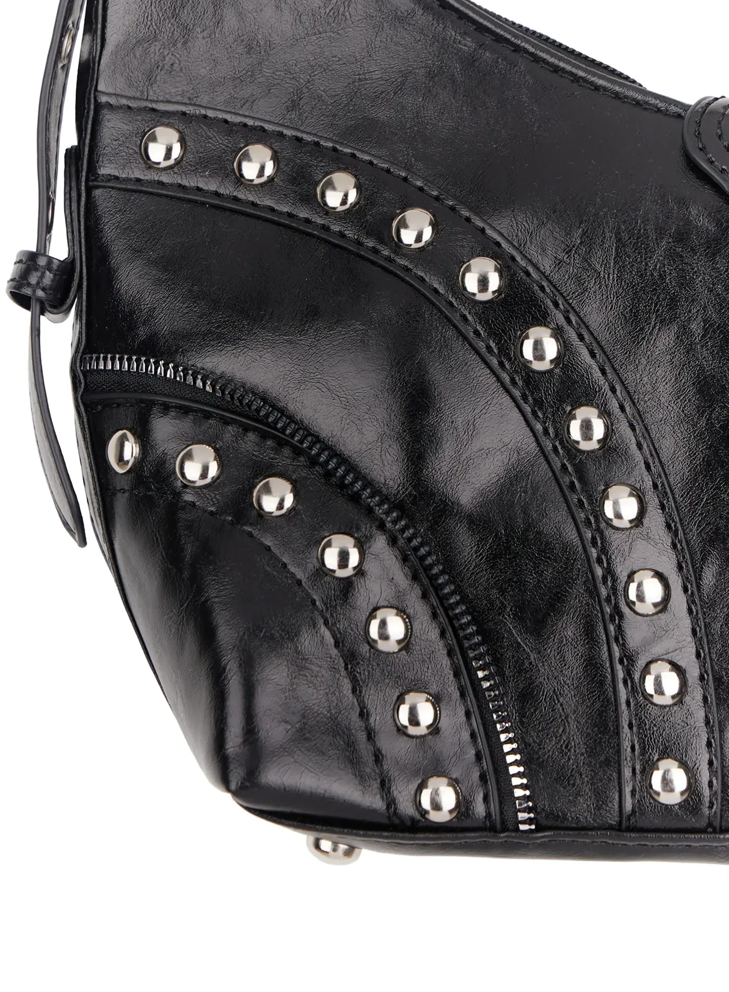 Studded Shoulder Bag IA507 - Image 9