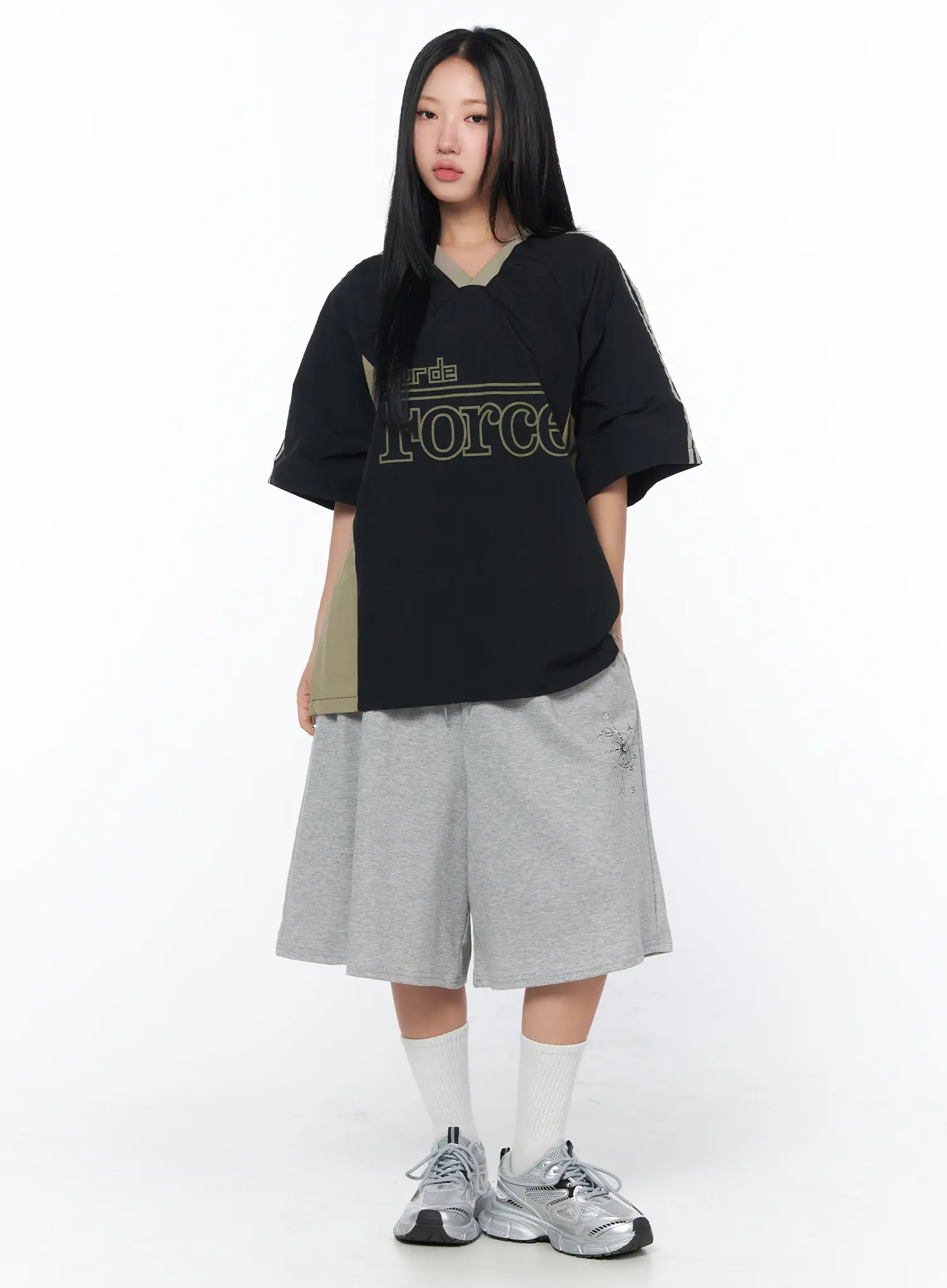 Studded Summer Bermuda Shorts CY513 - Image 5