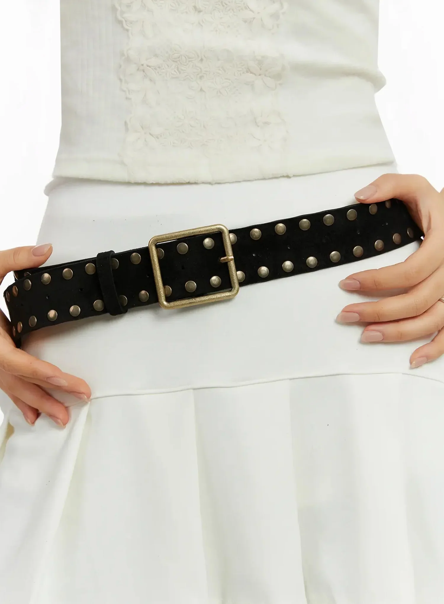 Studded Textured Belt ID525 - Image 4
