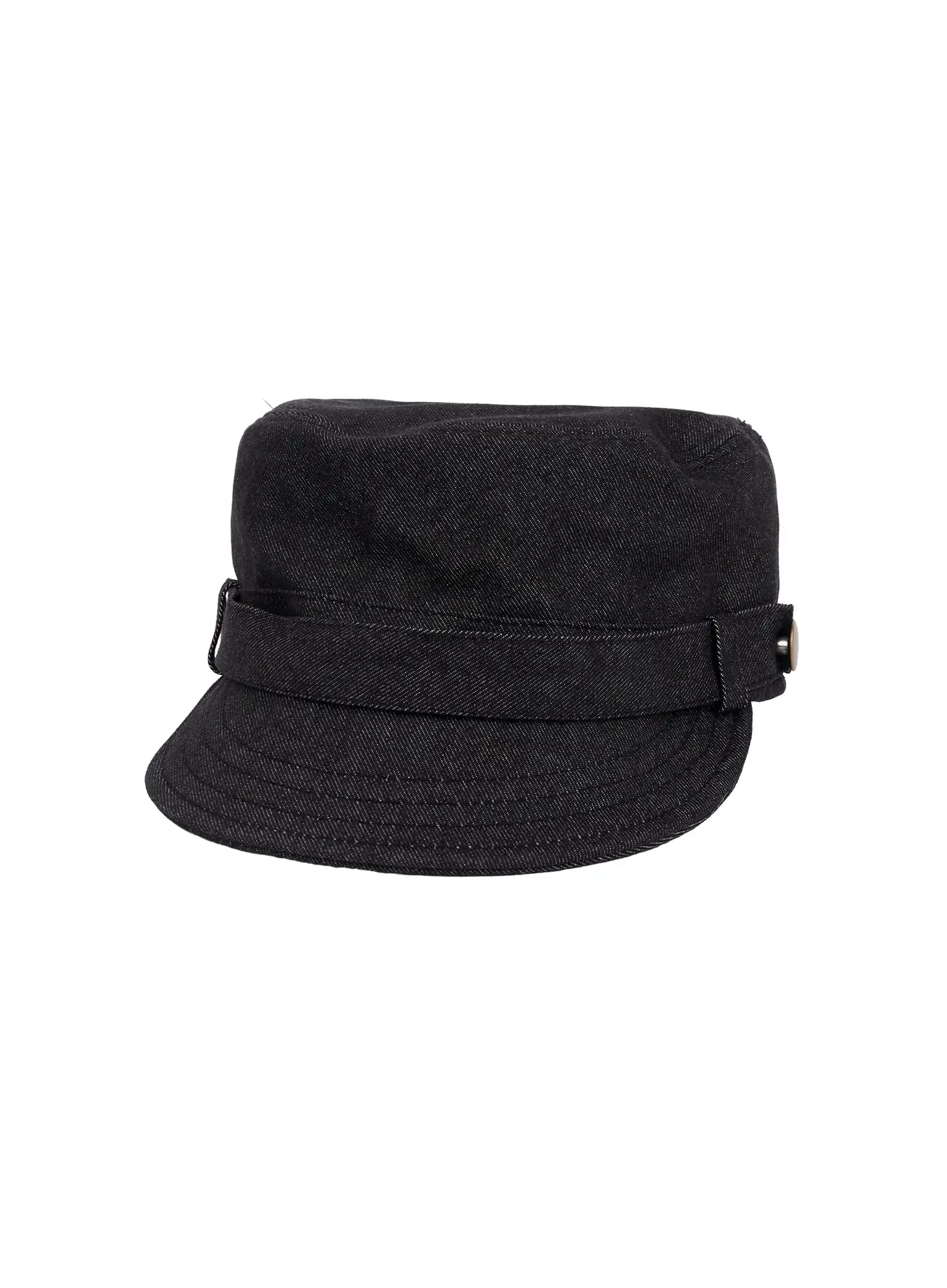 Stylish Denim Button Military Cap IM530 - Image 13