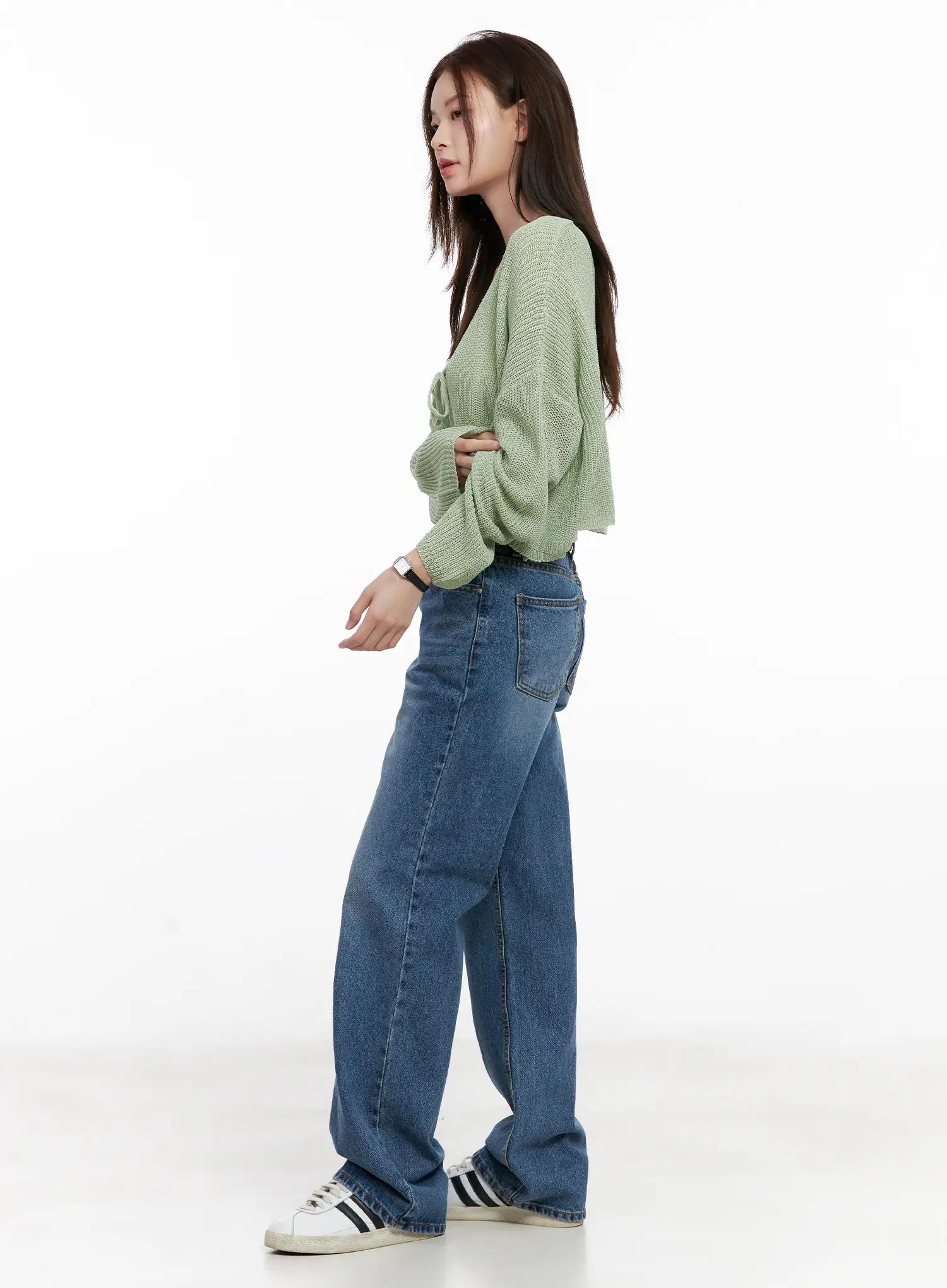 Summer Knit Crop Cardigan CL523 - Image 5