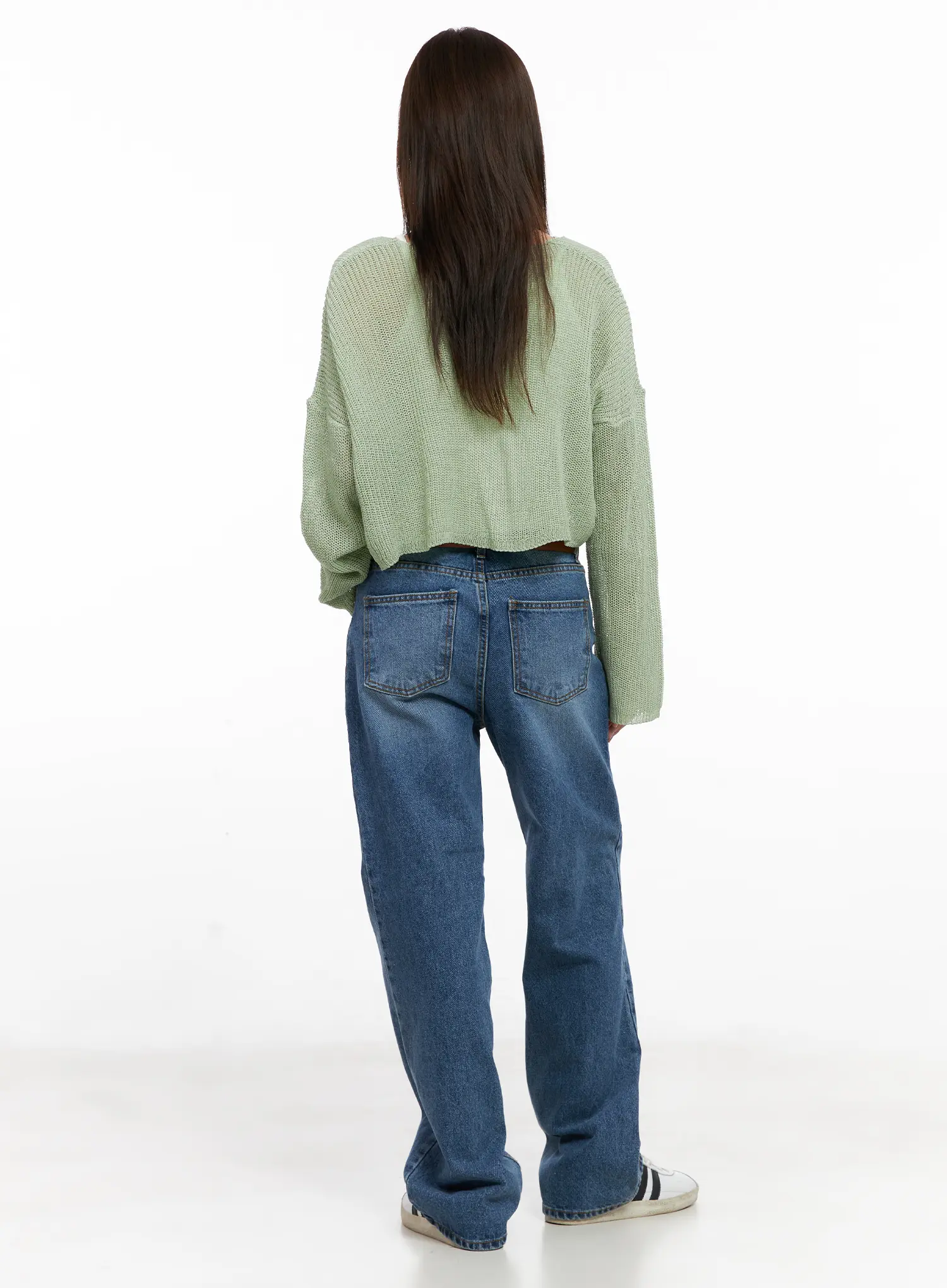 Summer Knit Crop Cardigan CL523 - Image 7