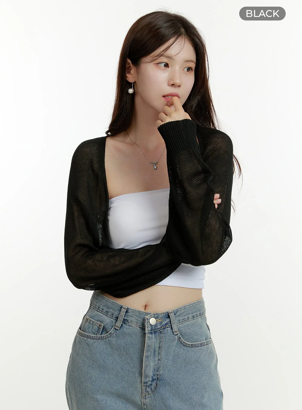 Summer Mesh Bolero OU427 - Image 7