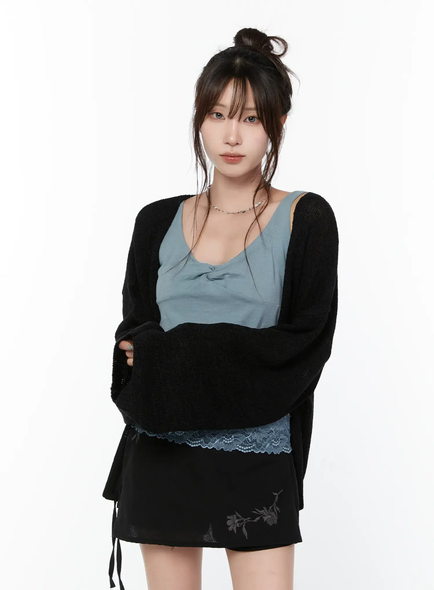 Summer Relaxed Fit Cardigan CY515 - Image 8