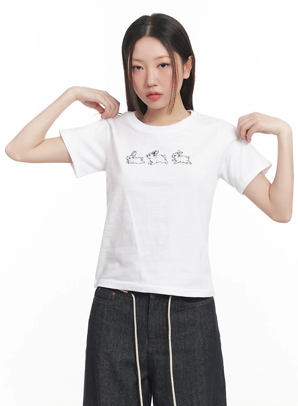 Sweet Bunny Graphic Top IM528 - Image 6