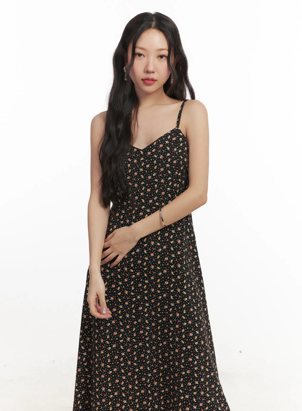 Sweetheart Floral Cami Maxi Dress CF520 - Image 5