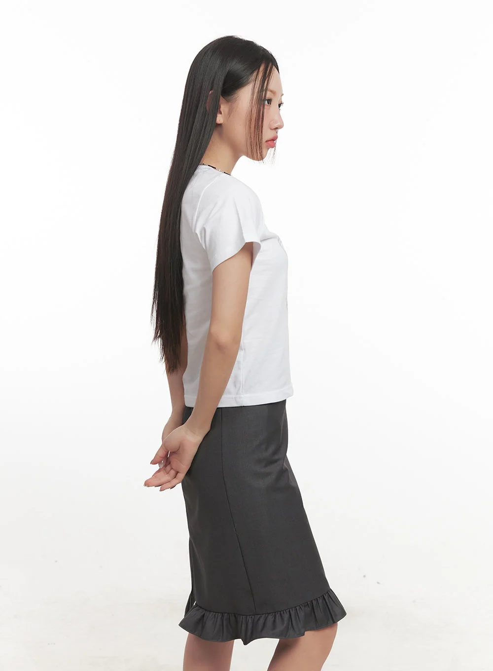 Sweetheart Graphic Crop Tee CF526 - Image 7