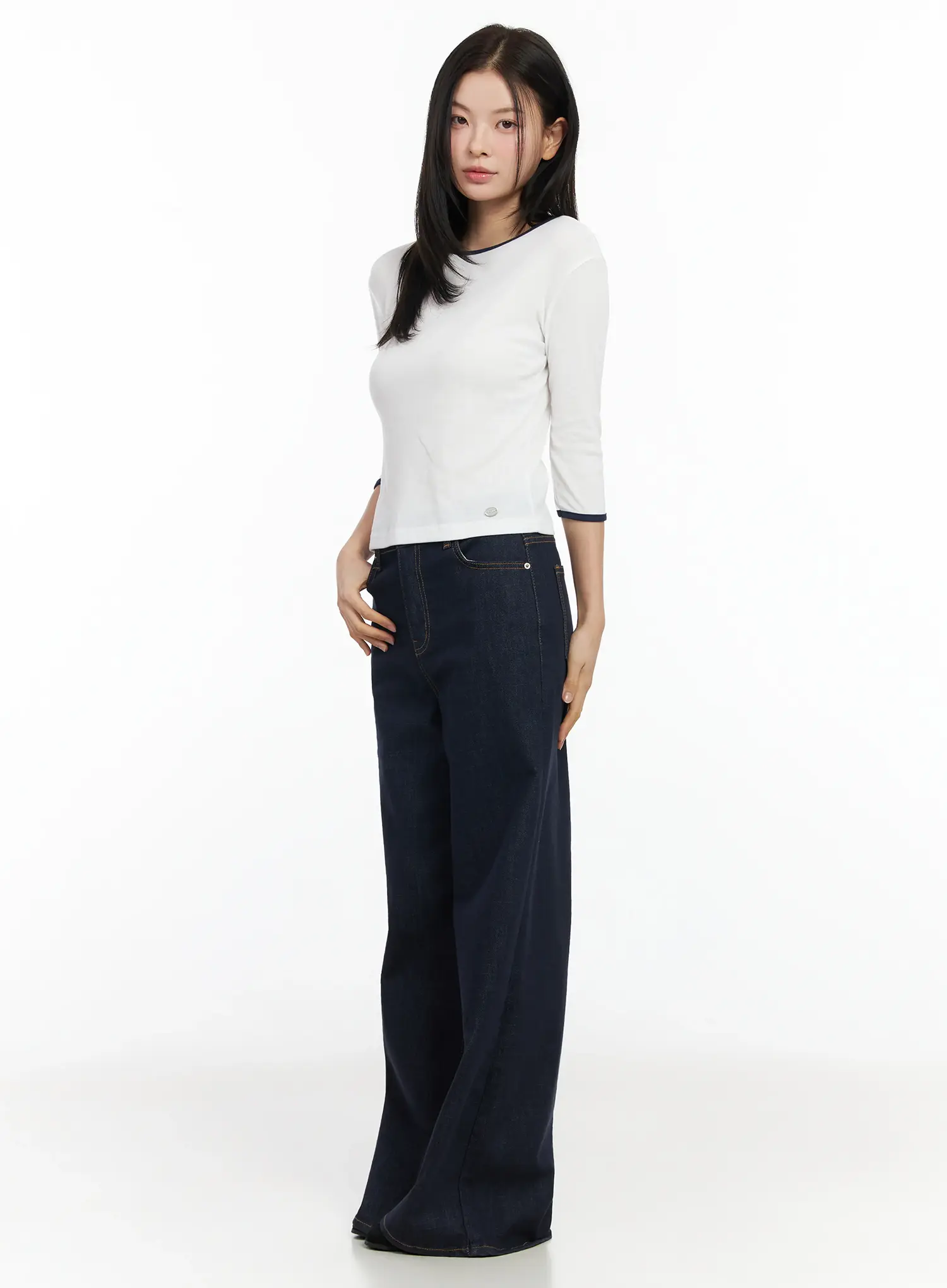 Sylv Dark Indigo Jeans IM524 - Image 8