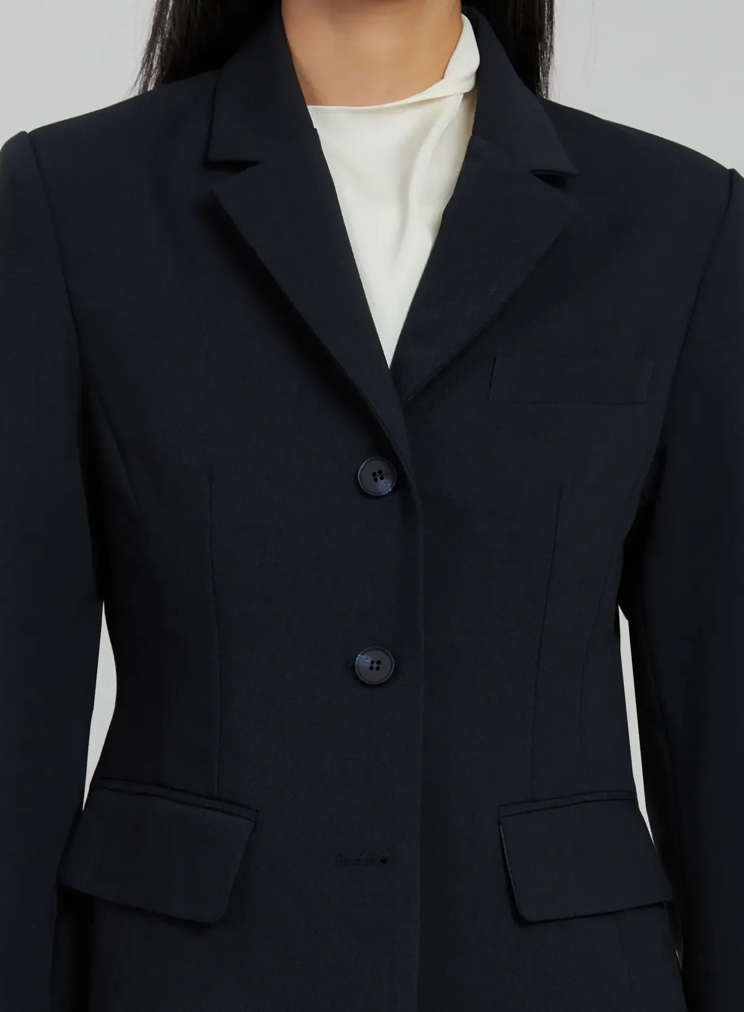 Tailored Single-Button Jacket IJ509 - Image 4