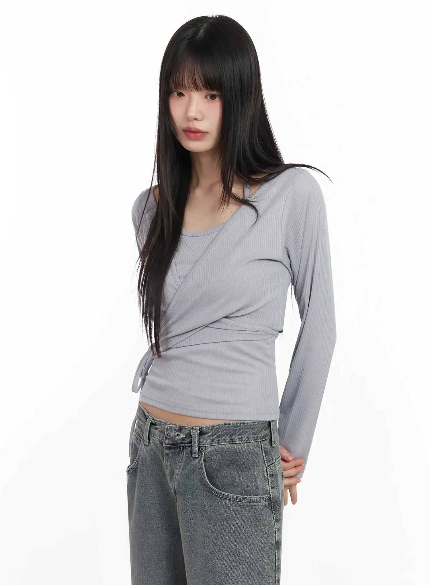 Tank and Wrap Cardigan Set IM530 - Image 16