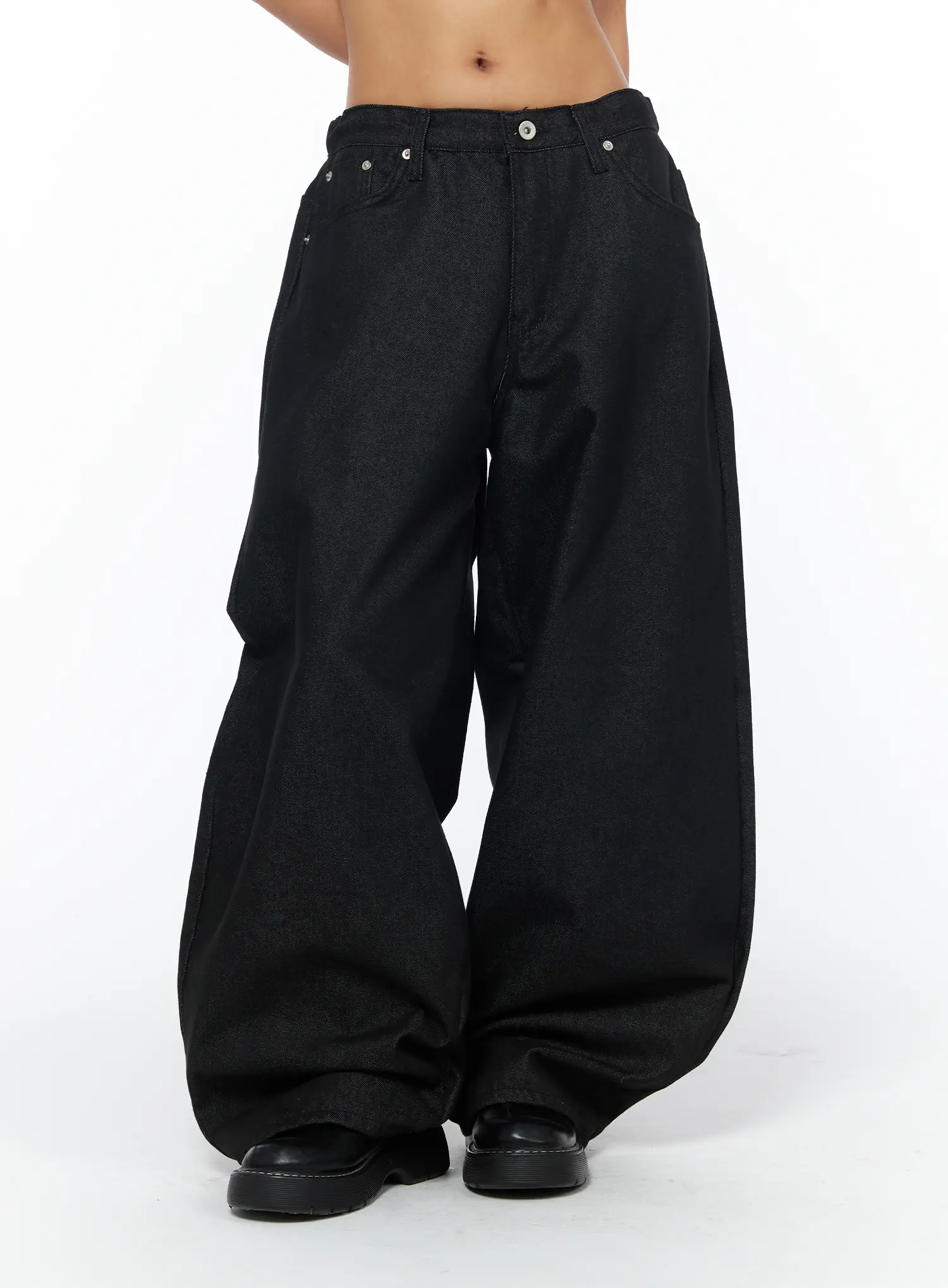 Teagan Classic Wide Leg Jeans CA516 - Image 9