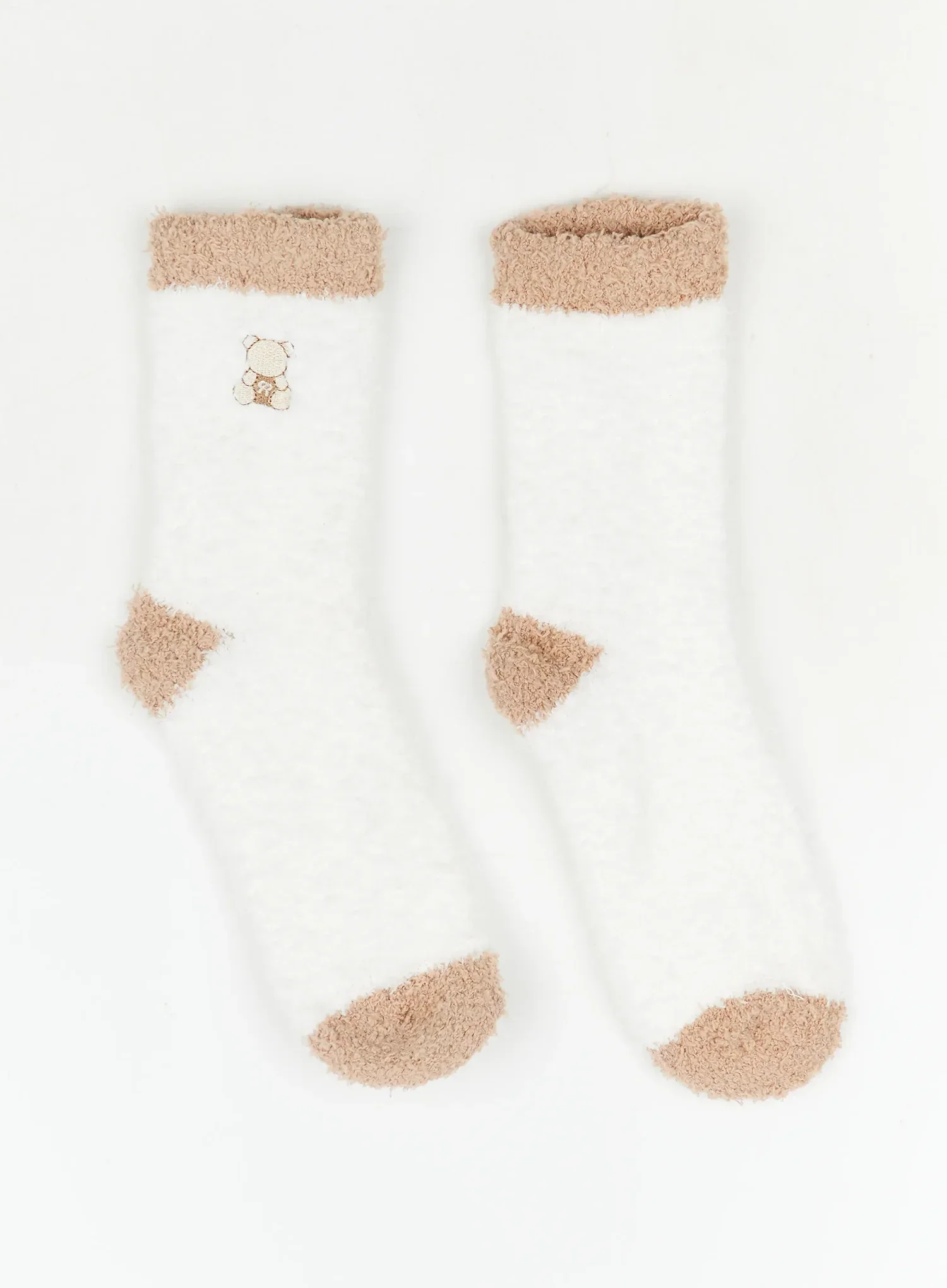 Teddy Bear Fuzzy Socks IY511 - Image 2