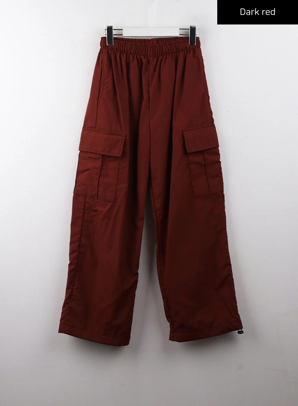 Terry Middle Waist Solid Pocket Cargo Pants (UNISEX) CD329 - Image 10