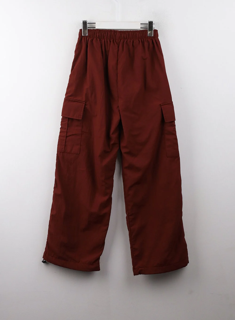 Terry Middle Waist Solid Pocket Cargo Pants (UNISEX) CD329 - Image 11
