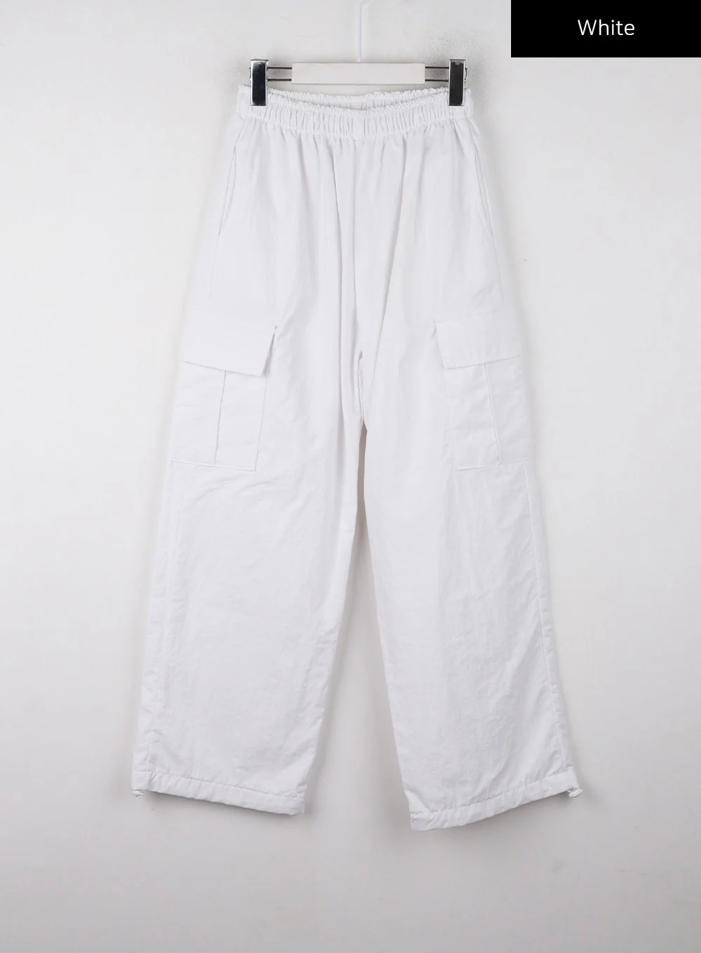 Terry Middle Waist Solid Pocket Cargo Pants (UNISEX) CD329 - Image 8