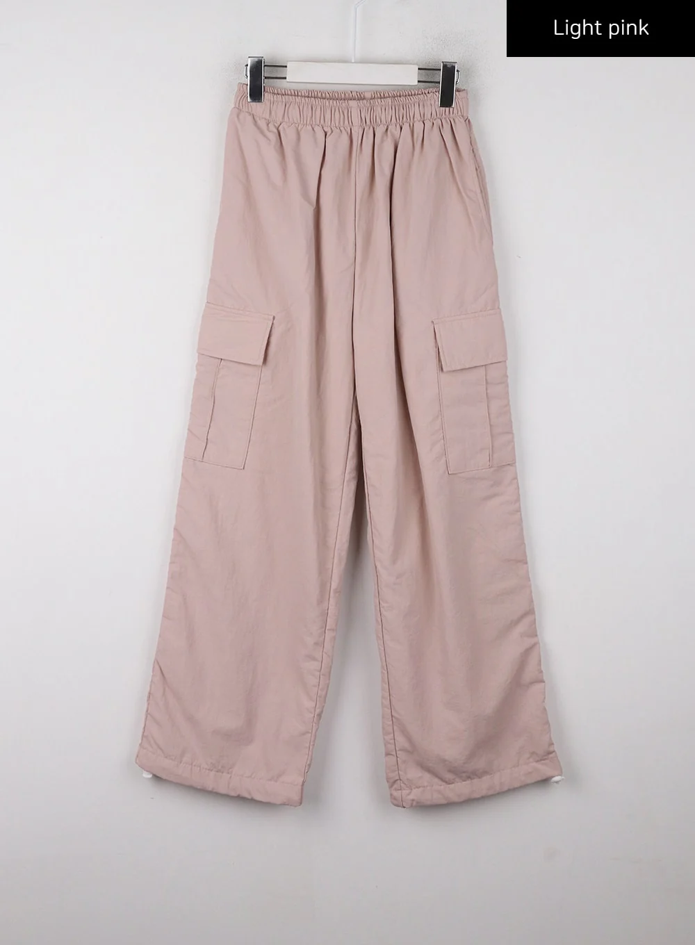 Terry Middle Waist Solid Pocket Cargo Pants (UNISEX) CD329 - Image 9