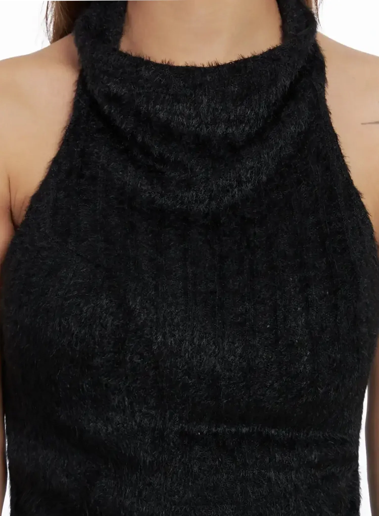 Textured Knit Turtleneck Top IN528 - Image 3