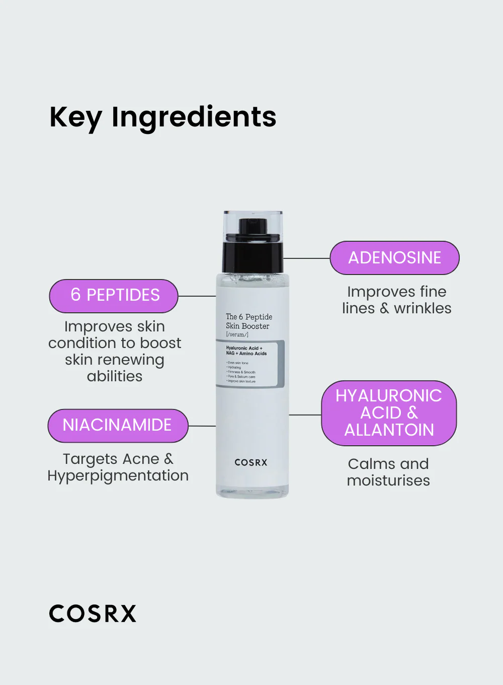 The 6 Peptide Skin Booster Serum (150ml) - Image 6