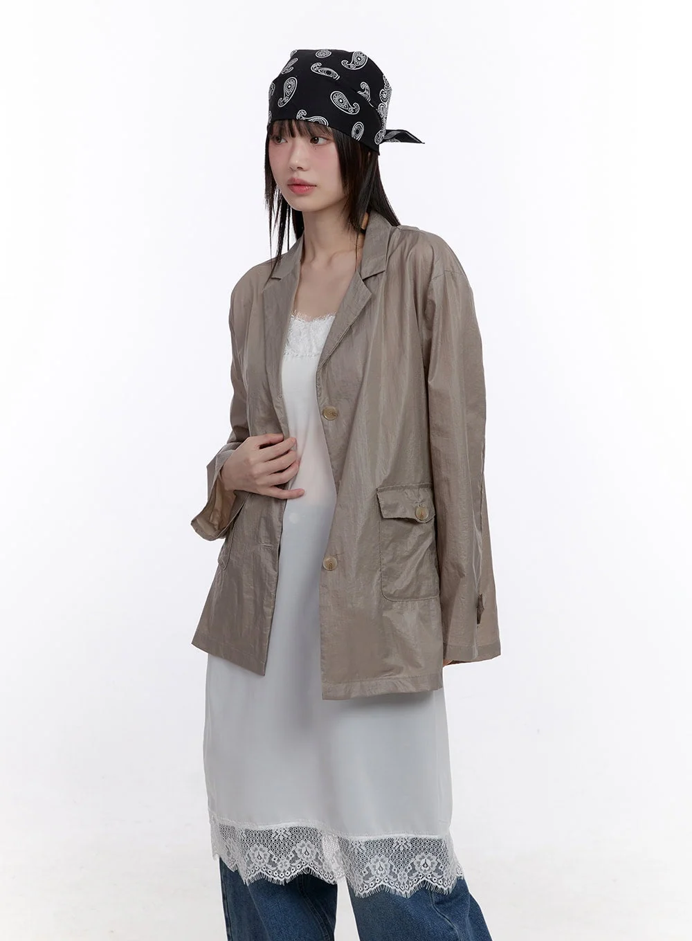 Thin Windbreaker Blazer CF512 - Image 10