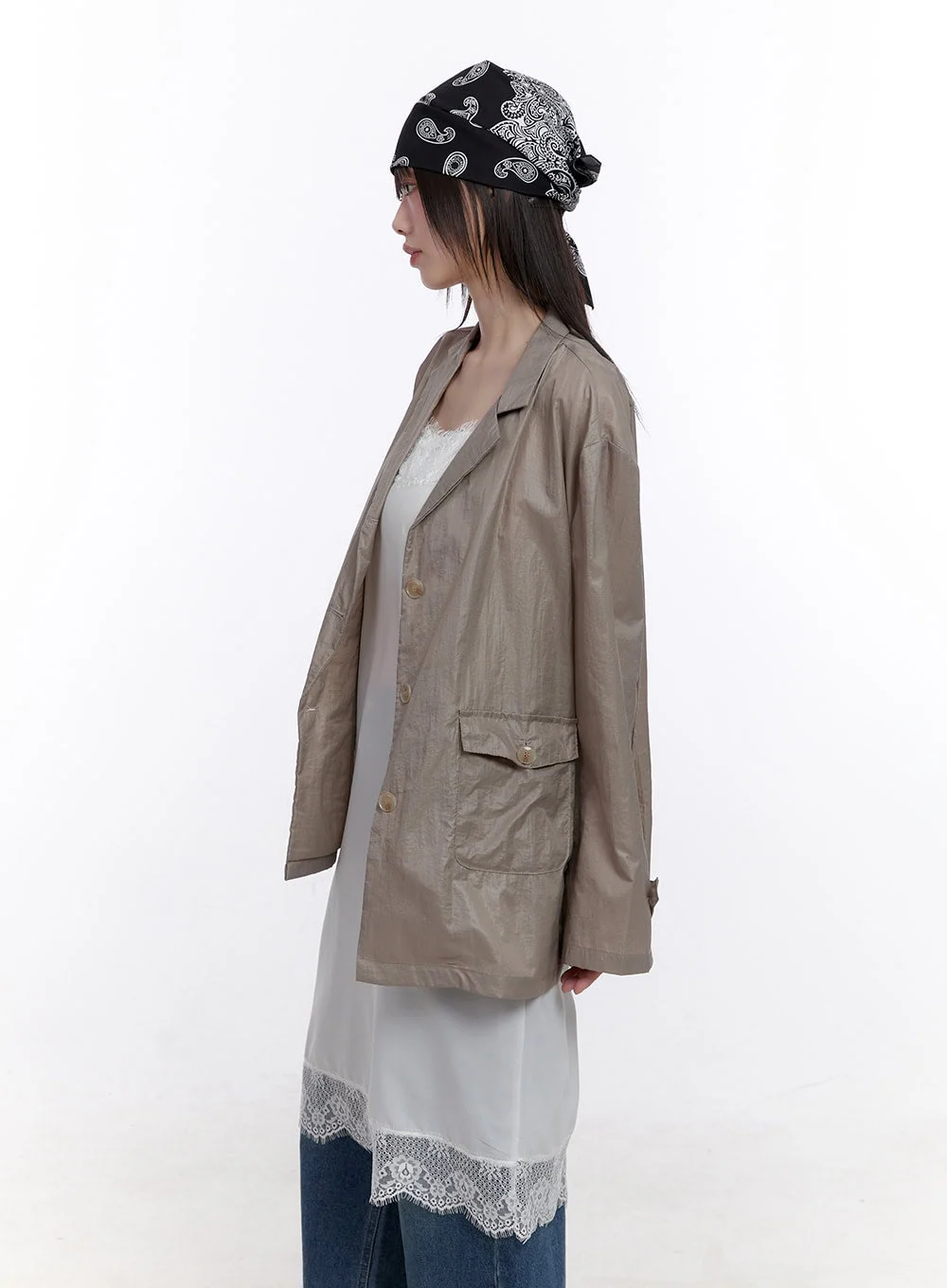 Thin Windbreaker Blazer CF512 - Image 5
