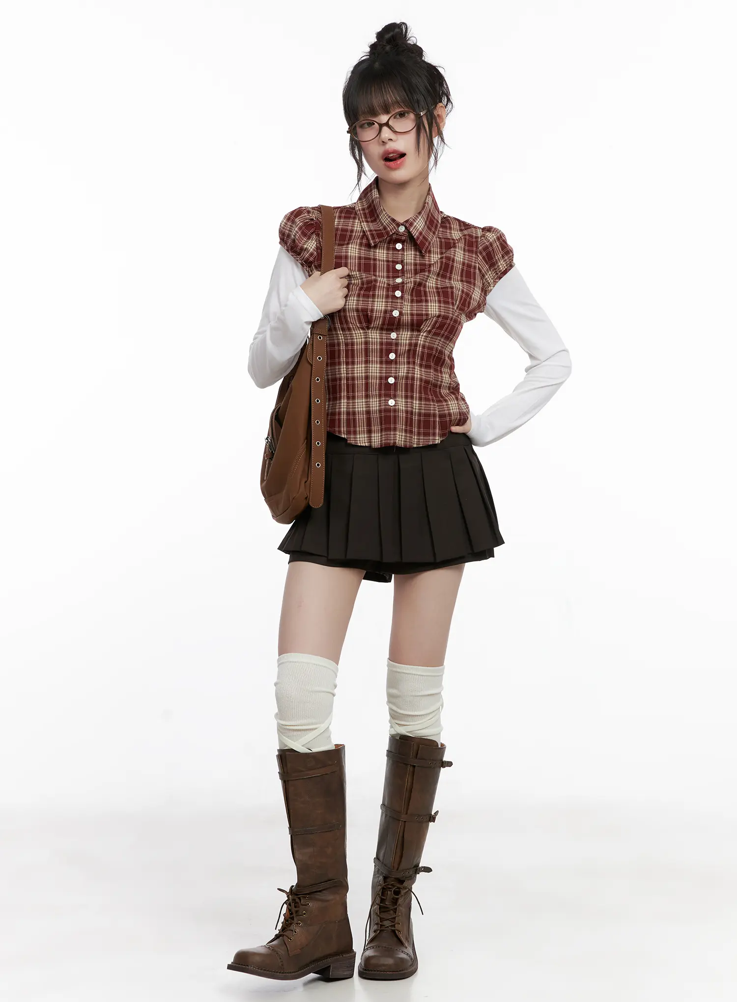 Tie-Up Knee High Leg Warmers CG519 - Image 2