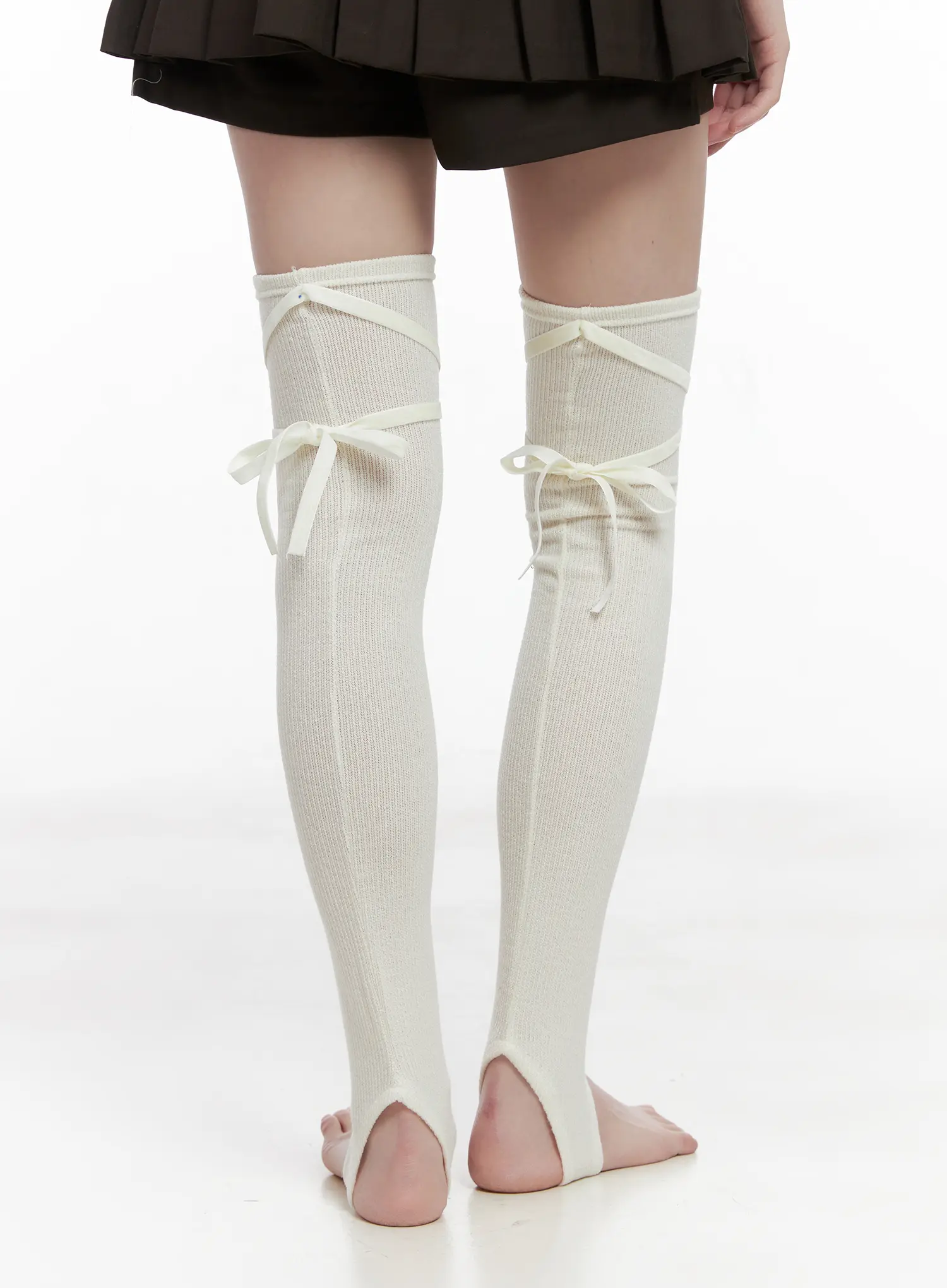 Tie-Up Knee High Leg Warmers CG519 - Image 5