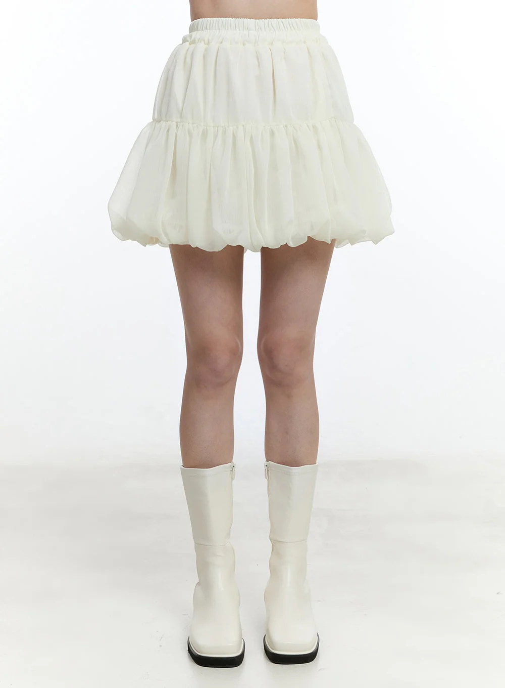 Tiered Balloon Mini Skirt CM521