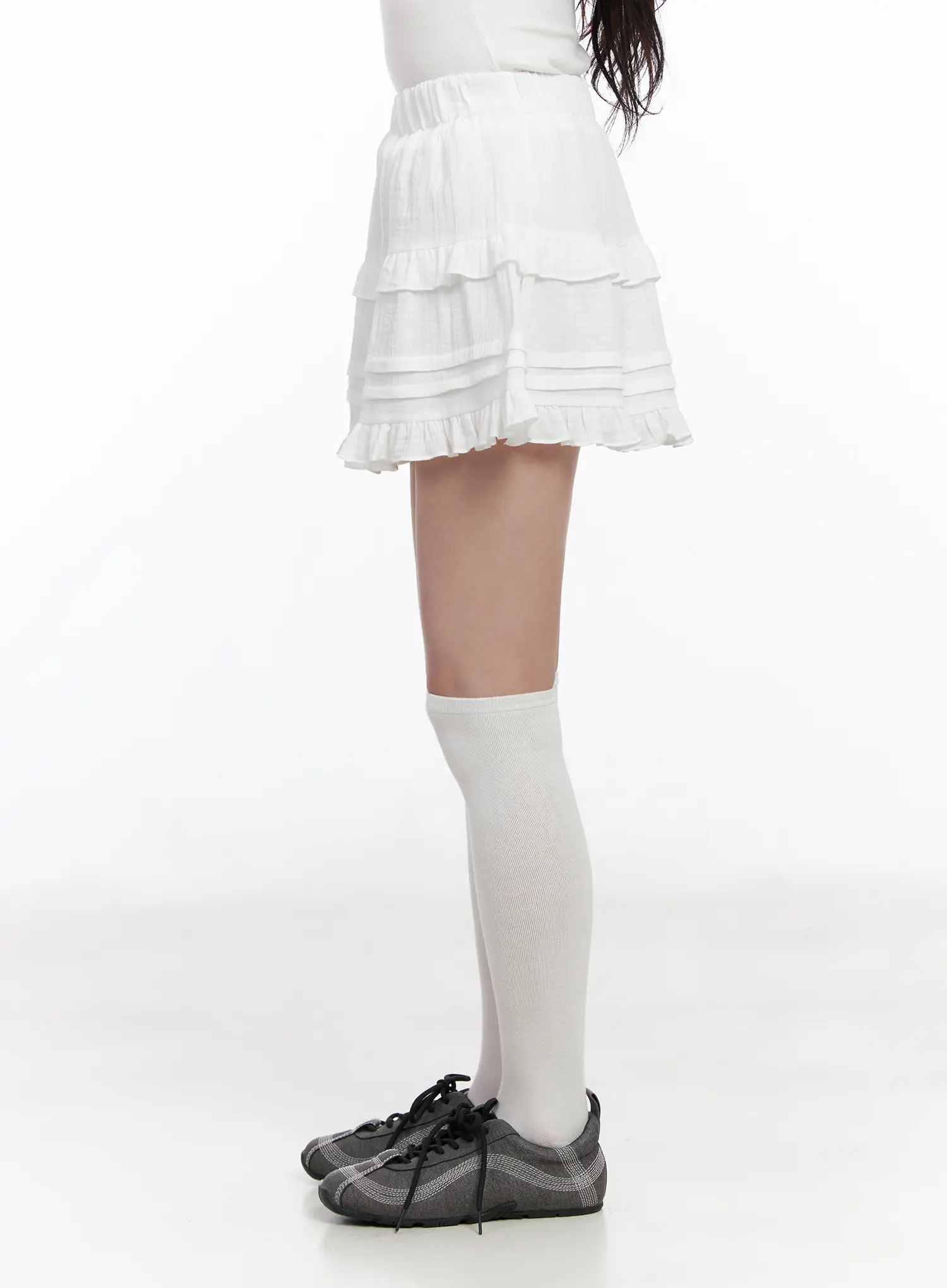 Tiered Flare Mini Skirt CM527 - Image 3
