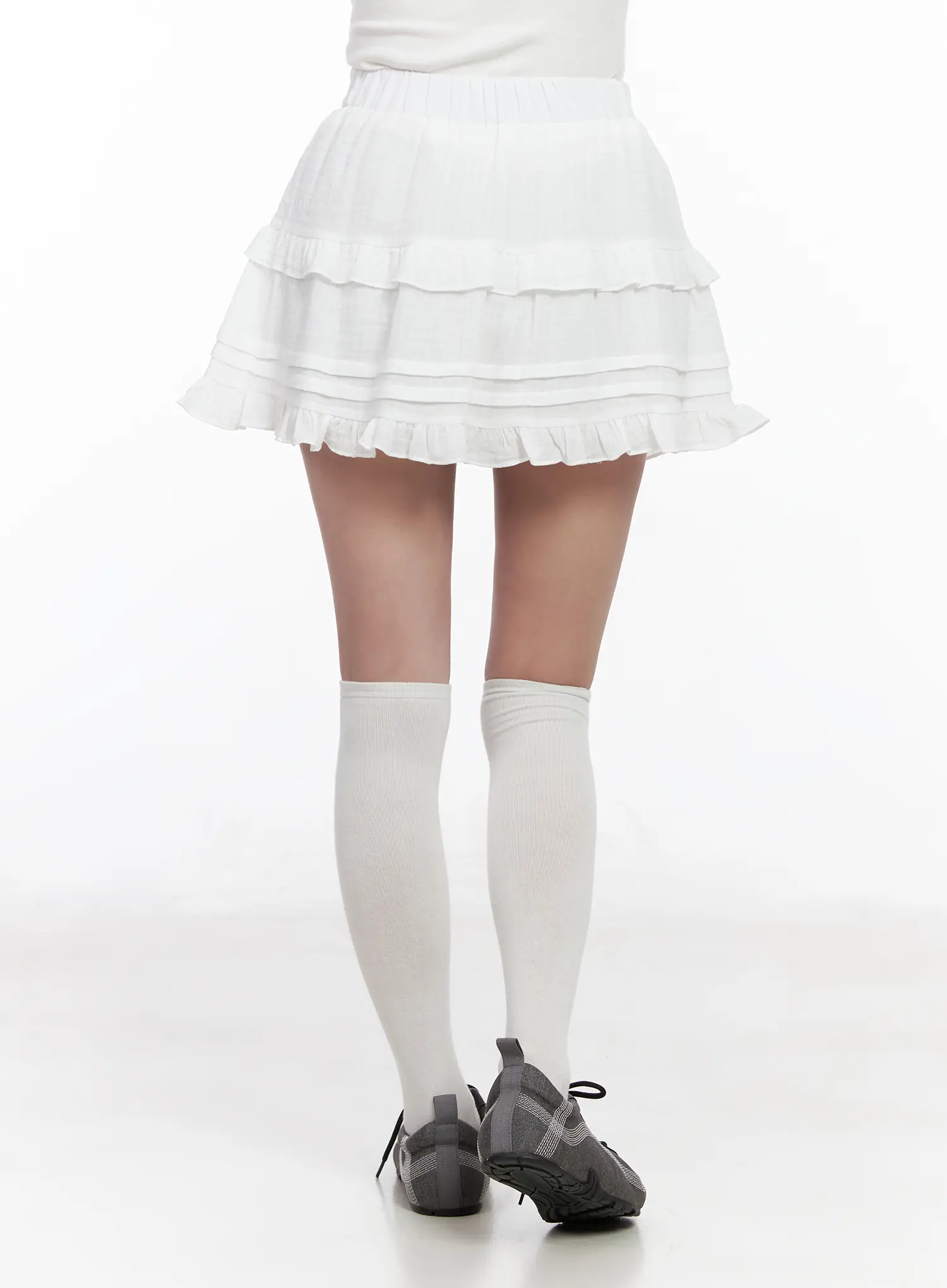 Tiered Flare Mini Skirt CM527 - Image 4