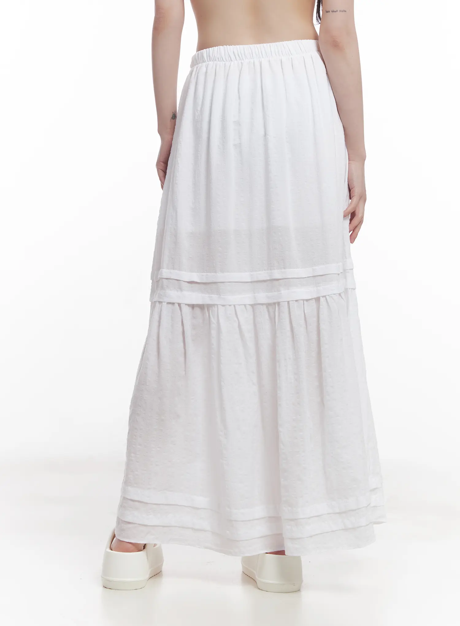 Tiered Flowy Maxi Skirt CU519 - Image 8