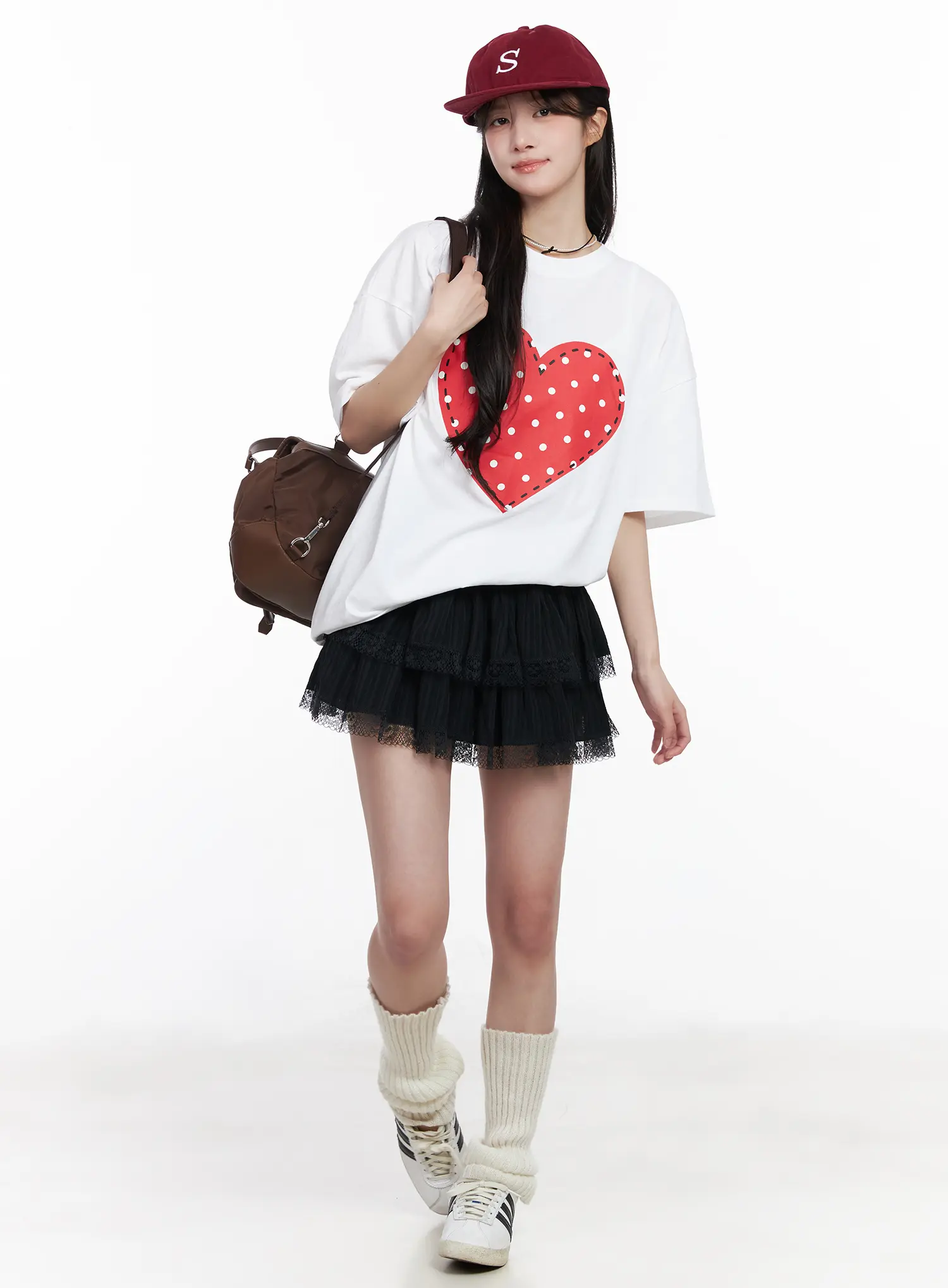 Tiered Lace Ruffle Mini Skirt CM531 - Image 2