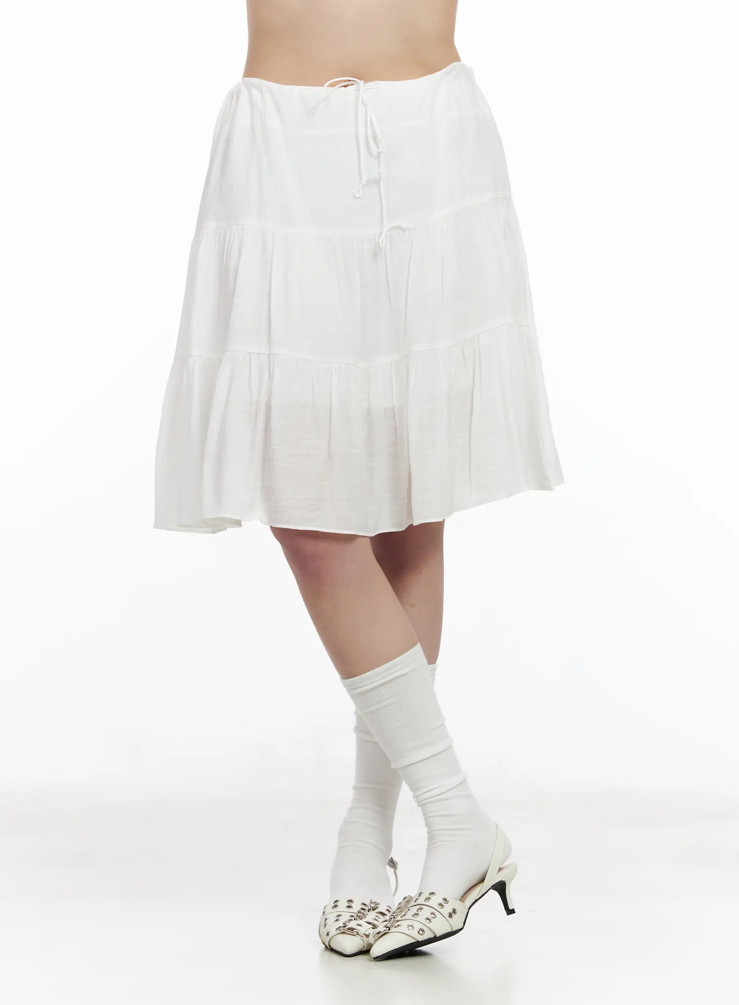 Tiered Midi Skirt CM512 - Image 2